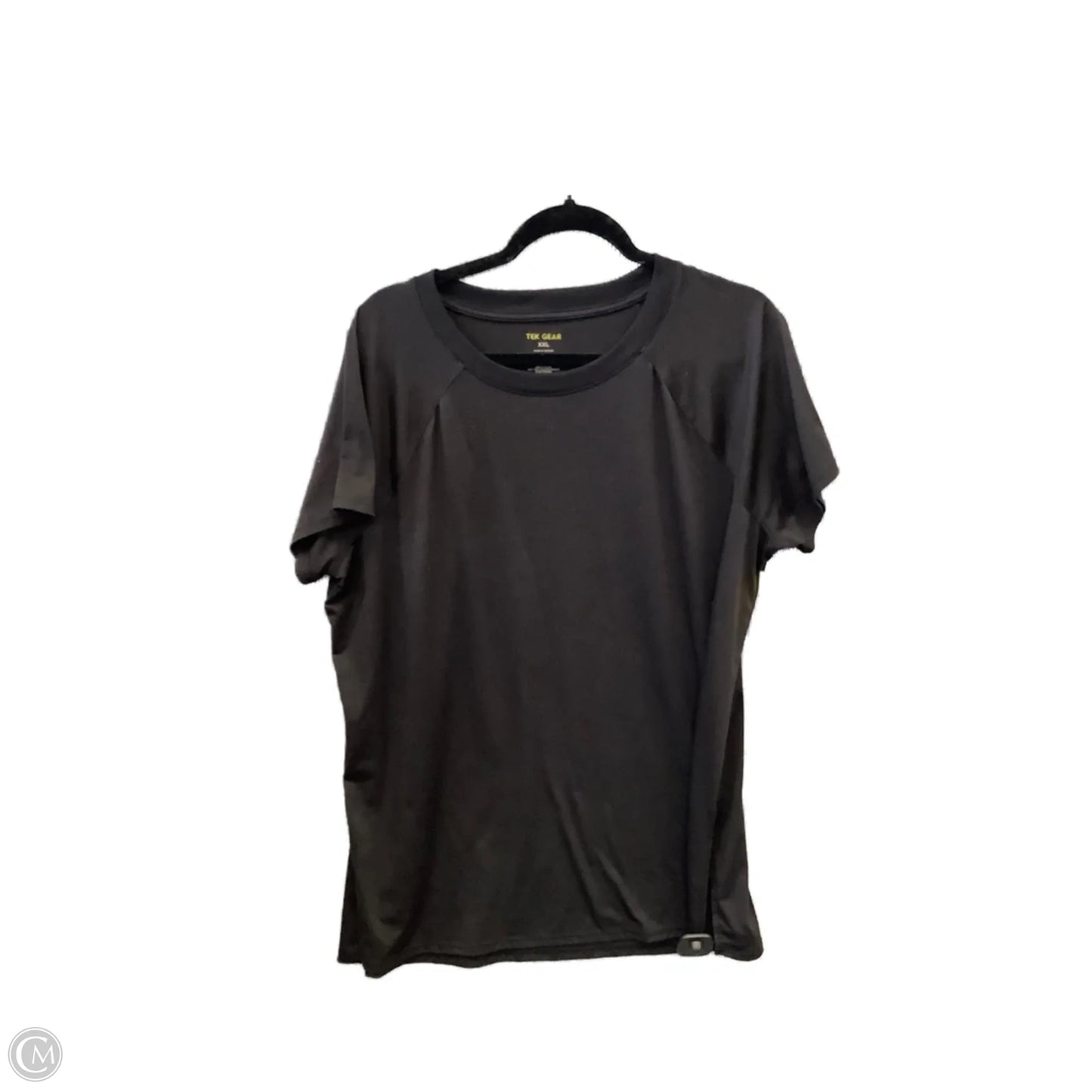 Athletic Top Short Sleeve By Tek Gear In Black, Size: Xxl