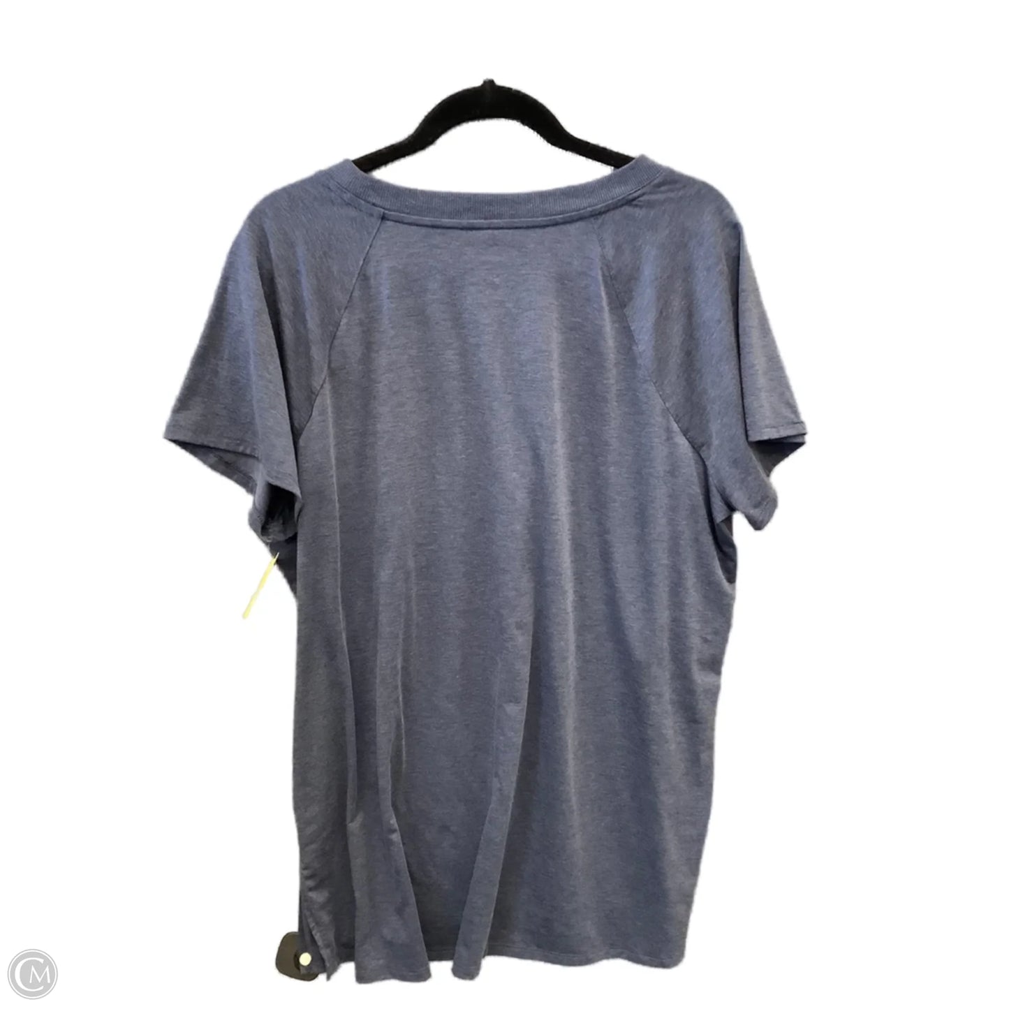 Athletic Top Short Sleeve By Tek Gear In Blue, Size: Xxl