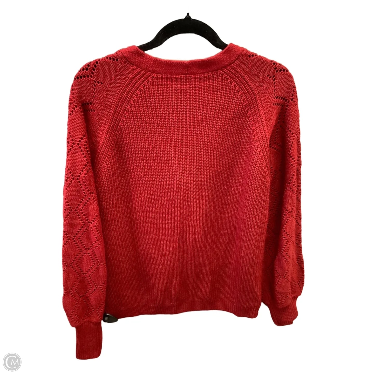 Sweater By Clothes Mentor In Red, Size: M