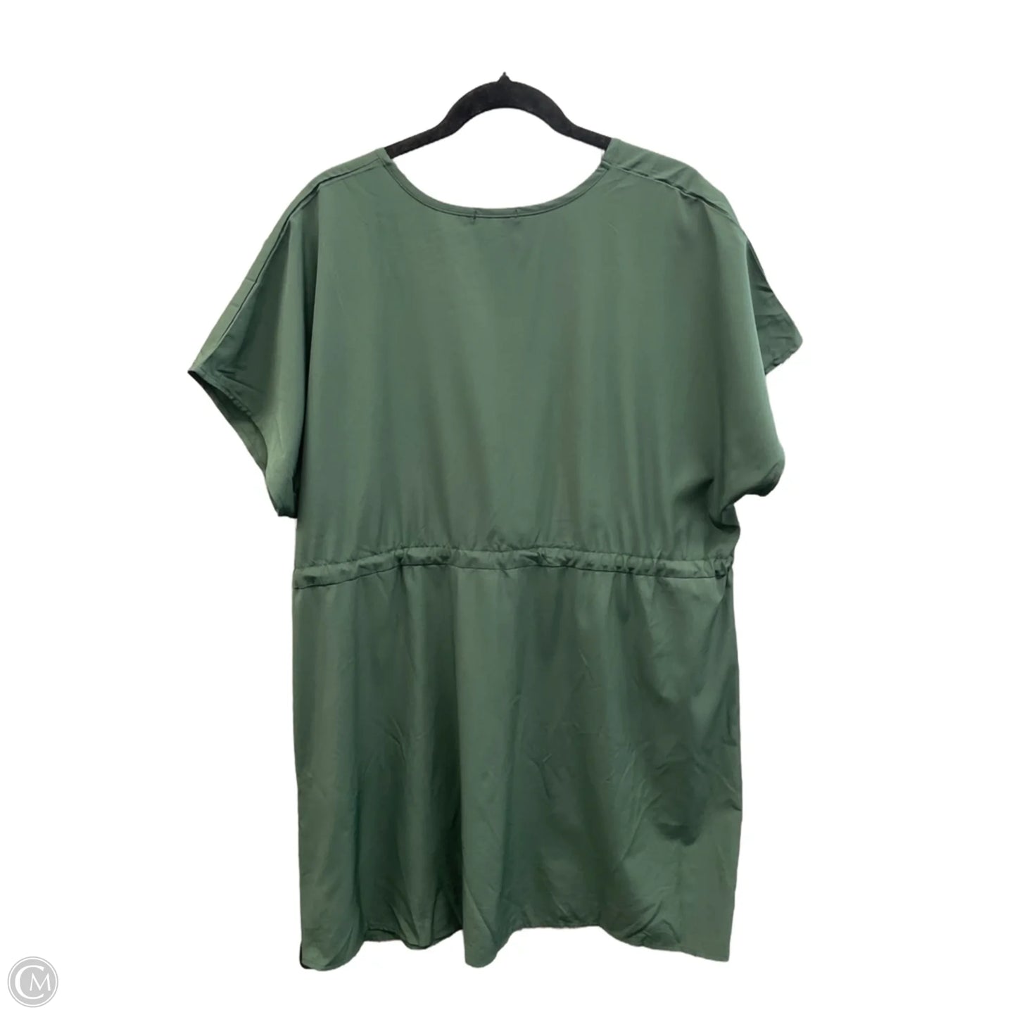 Dress Casual Short By Ekouaer In Green, Size: Xxl