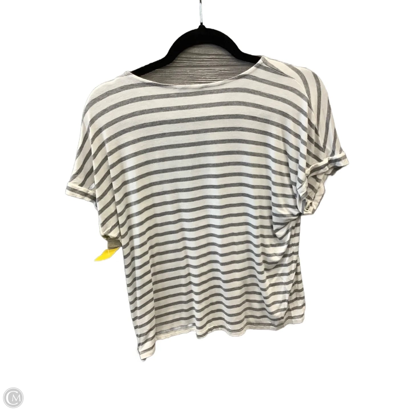 Top Short Sleeve By Green Envelope In Striped Pattern, Size: S