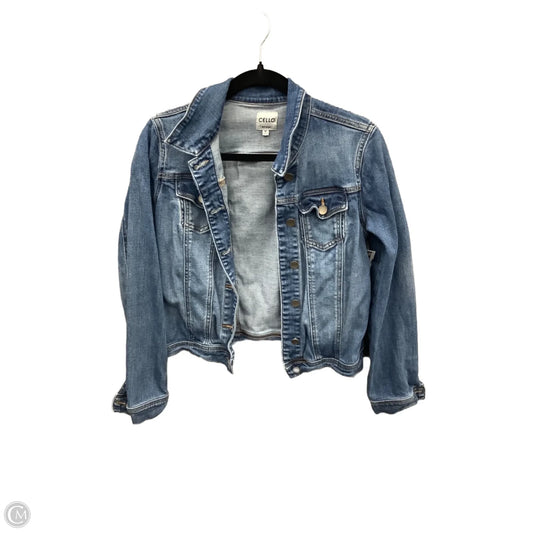 Jacket Denim By Cello In Blue Denim, Size: M