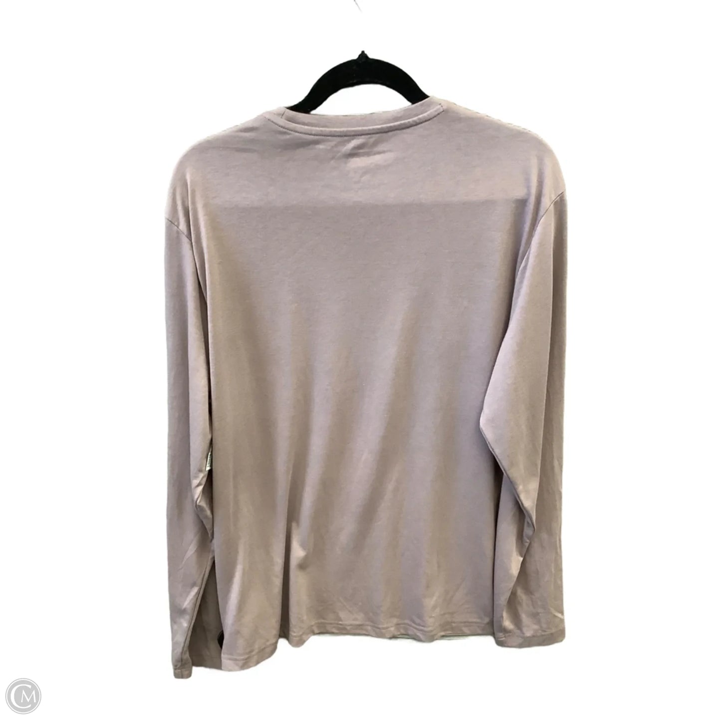 Athletic Top Long Sleeve Crewneck By Athletic Works In Purple, Size: L