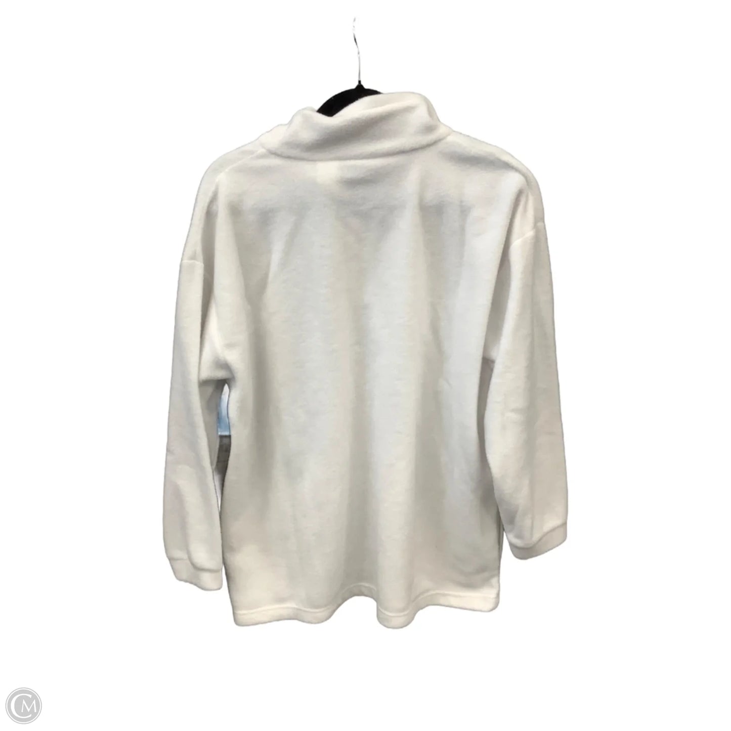 Top Long Sleeve By Clothes Mentor In White, Size: L