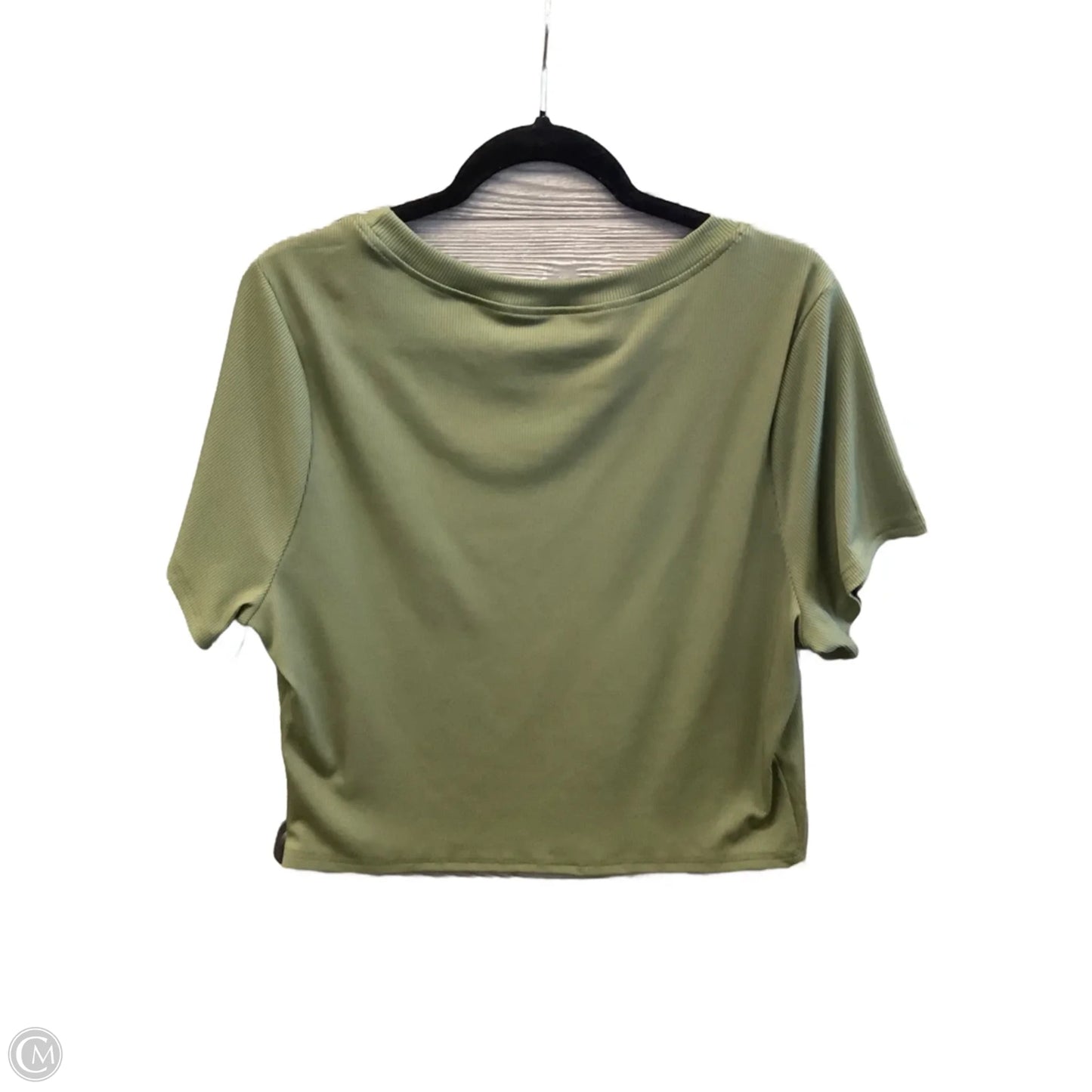 Top Short Sleeve By Shein In Green, Size: 3x