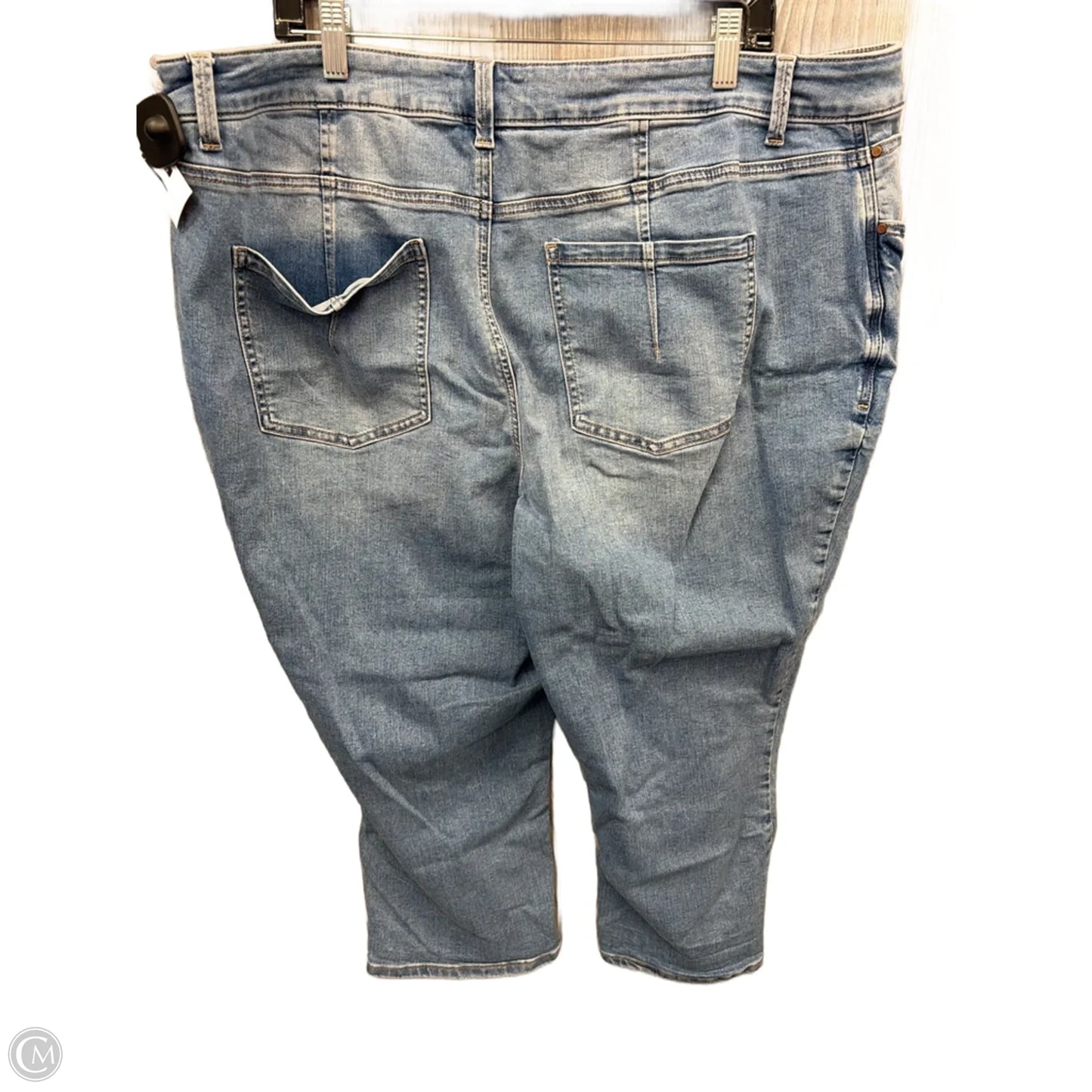 Jeans Straight By Maurices In Blue Denim, Size: 24