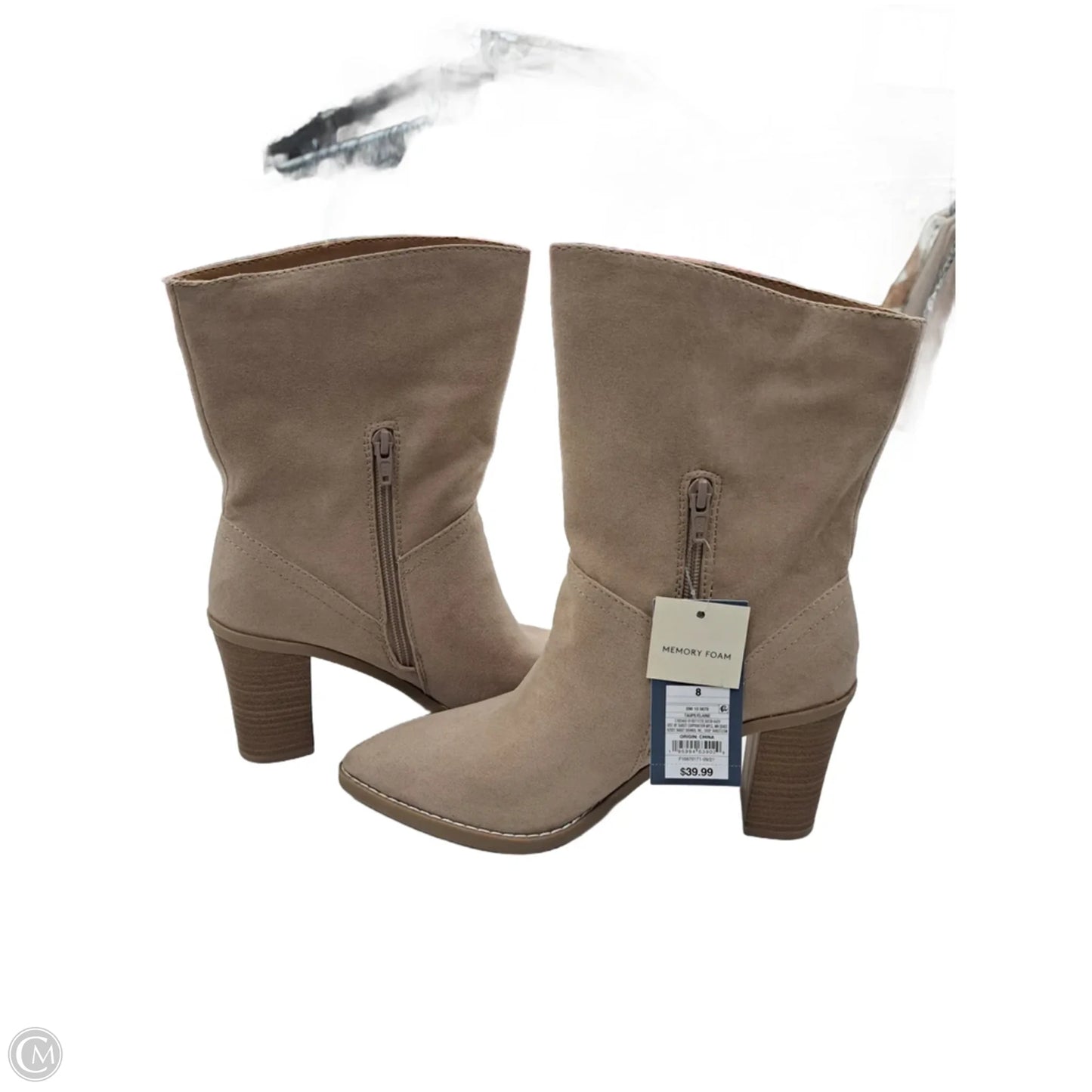 Boots Mid-calf Heels By Universal Thread In Brown, Size: 8