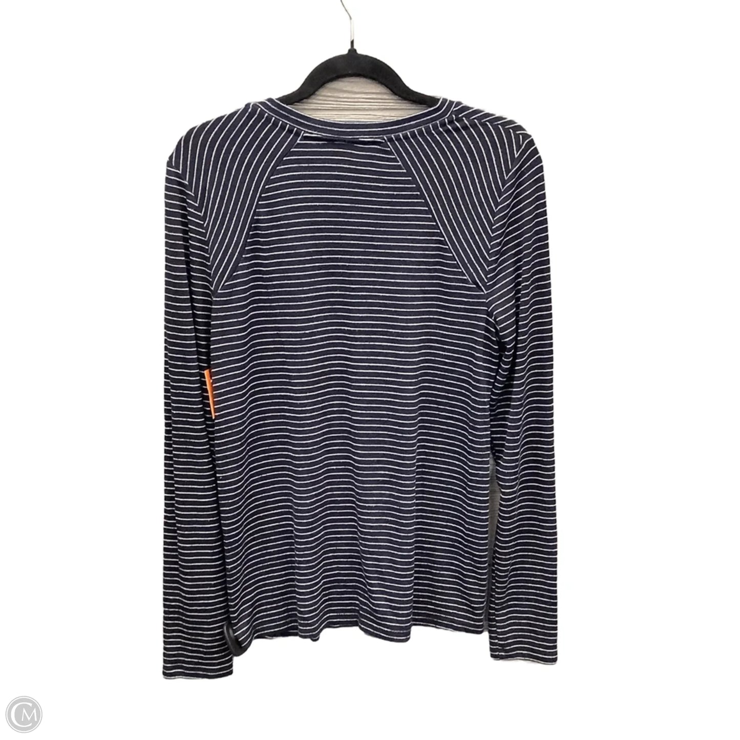 Top Long Sleeve By Market & Spruce In Striped Pattern, Size: L