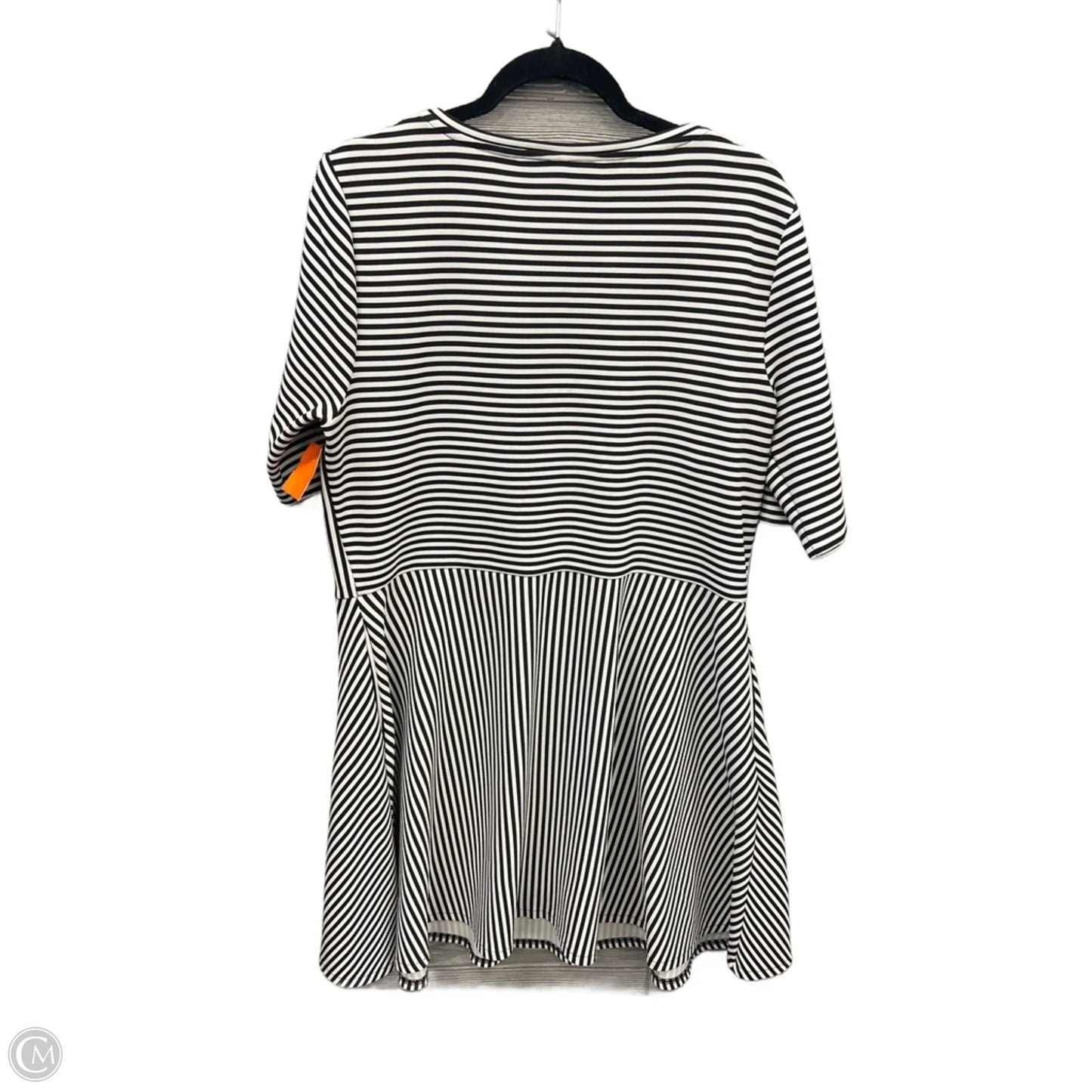 Dress Casual Midi By Apt 9 In Striped Pattern, Size: Xl