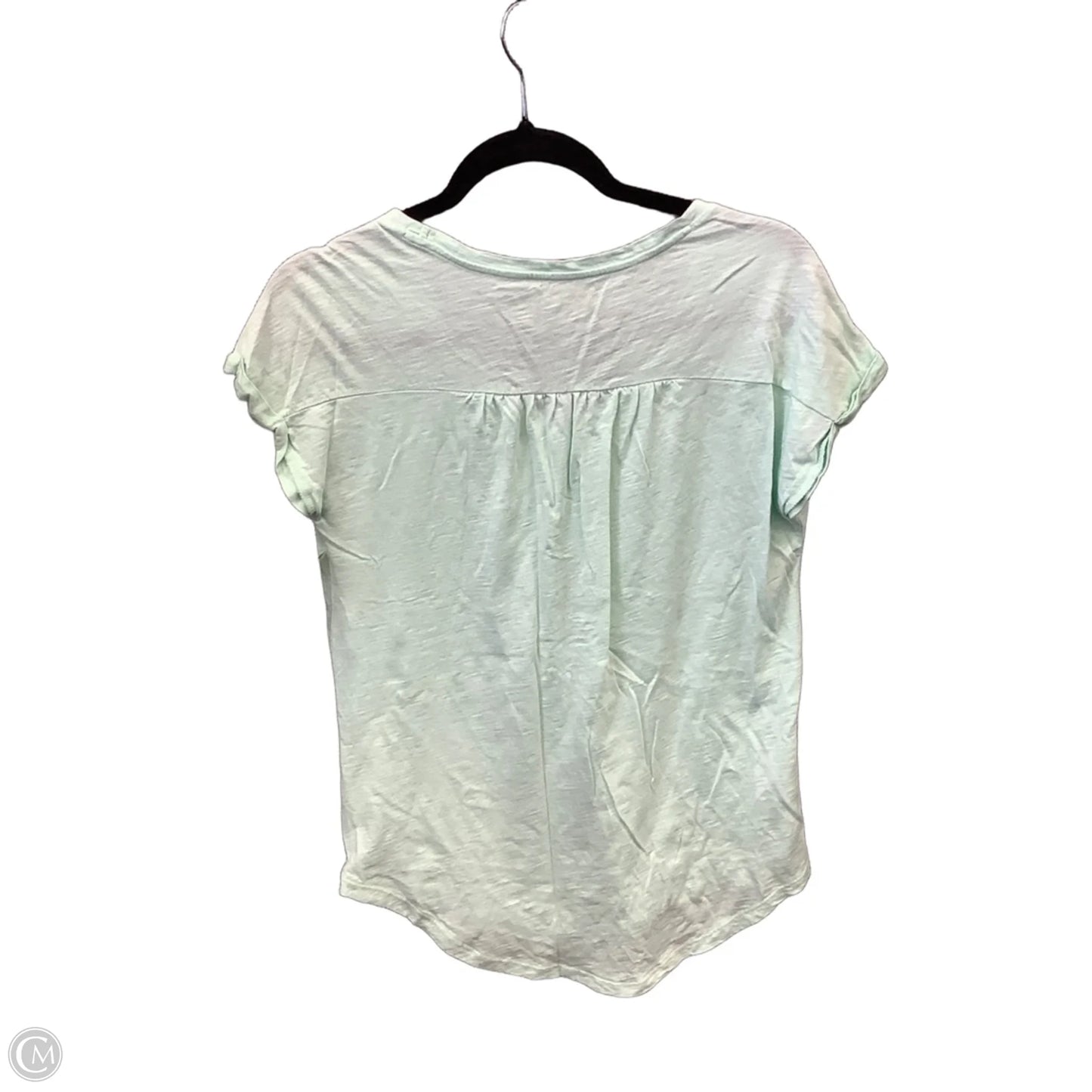 Top Short Sleeve By Eddie Bauer In Green, Size: S
