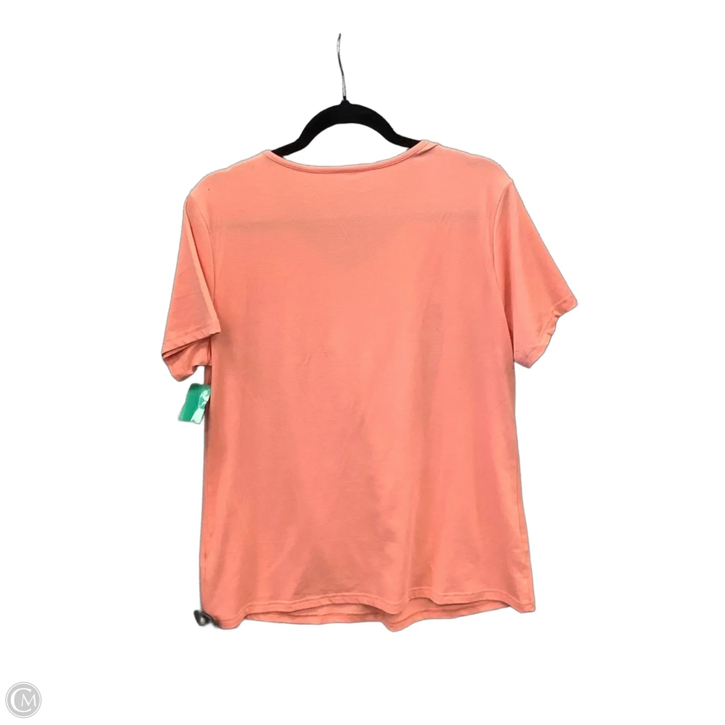 Top Short Sleeve By Clothes Mentor In Orange, Size: L