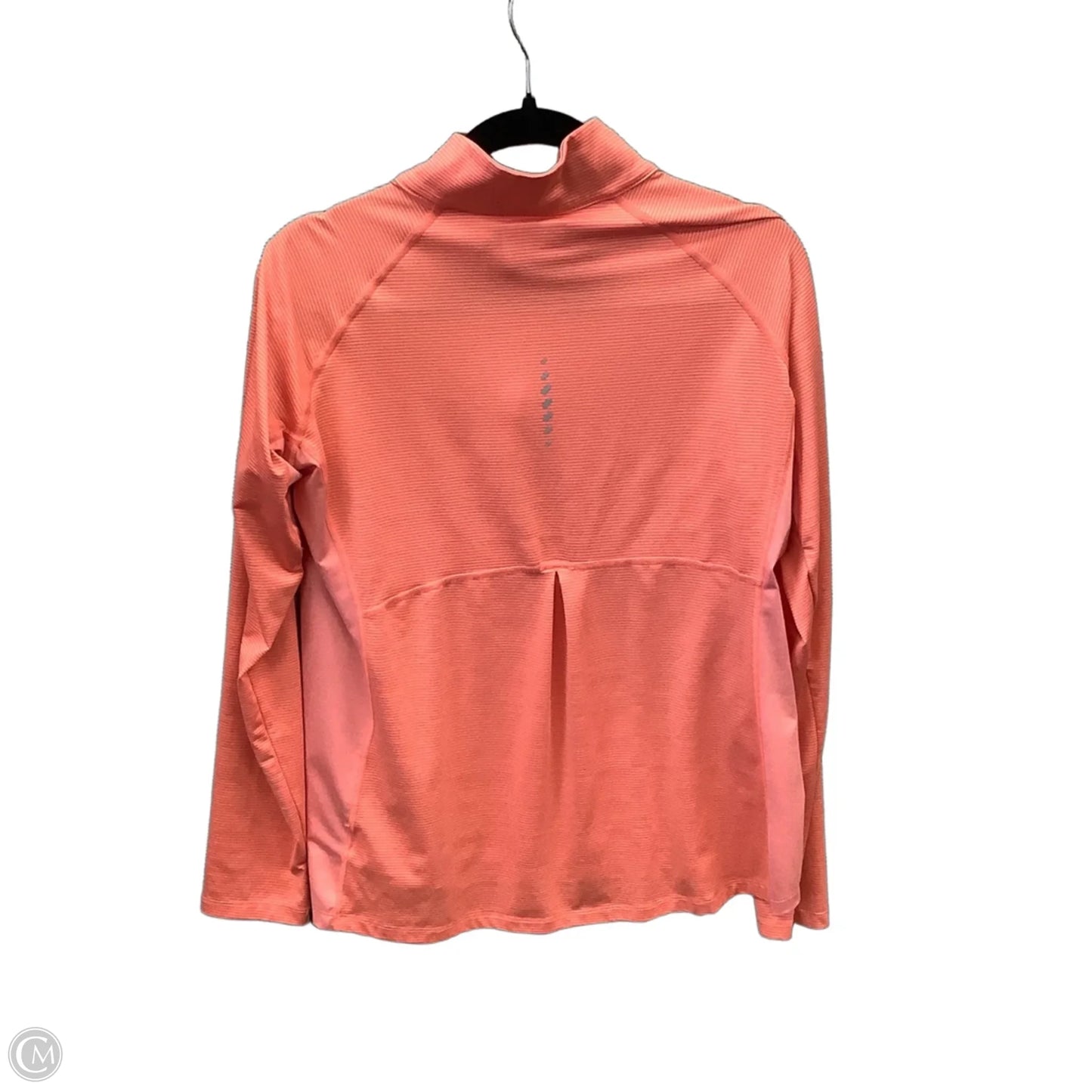 Athletic Top Long Sleeve Collar By Columbia In Orange, Size: Xl
