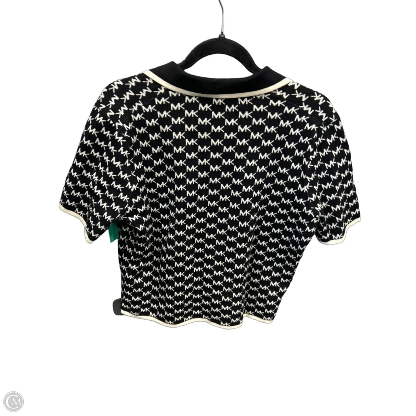 Top Short Sleeve By Michael By Michael Kors In Black, Size: L