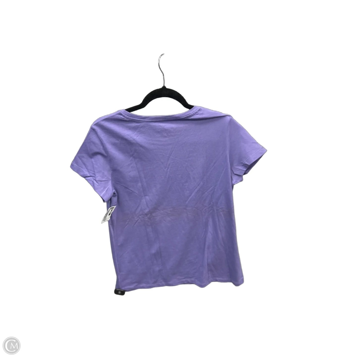 Top Short Sleeve By Sonoma In Purple, Size: L