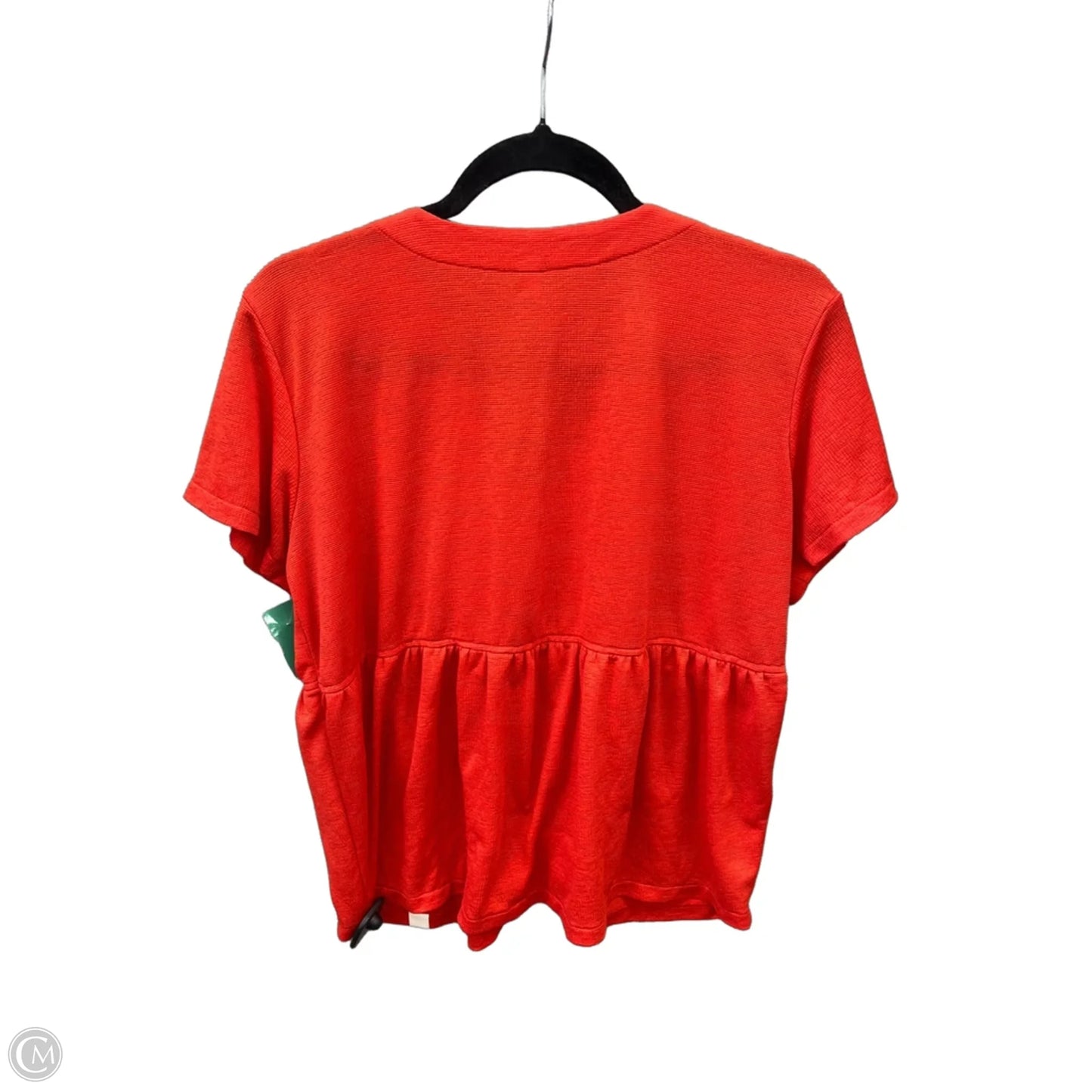 Top Short Sleeve By Clothes Mentor In Red, Size: M
