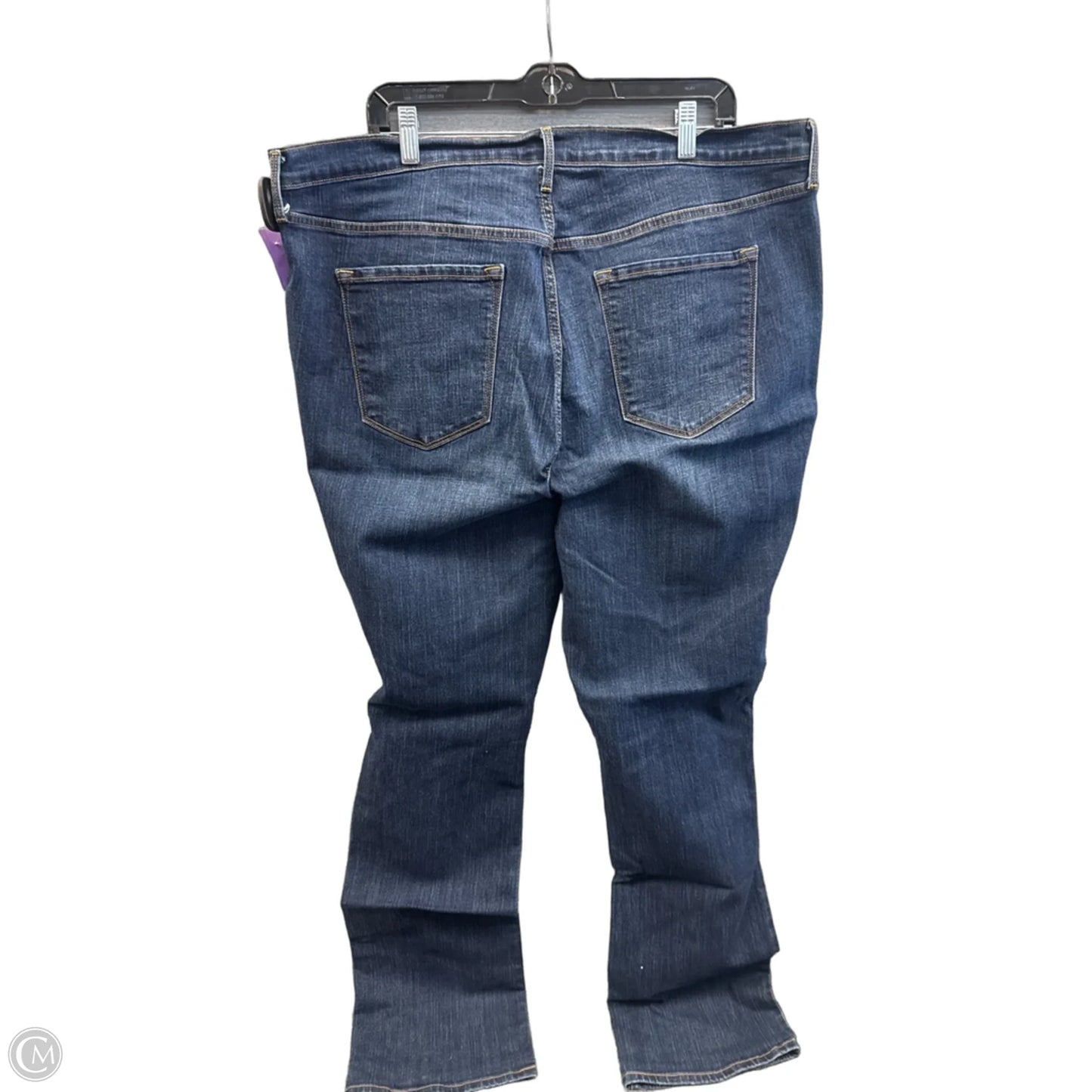 Jeans Straight By Old Navy In Blue Denim, Size: 20