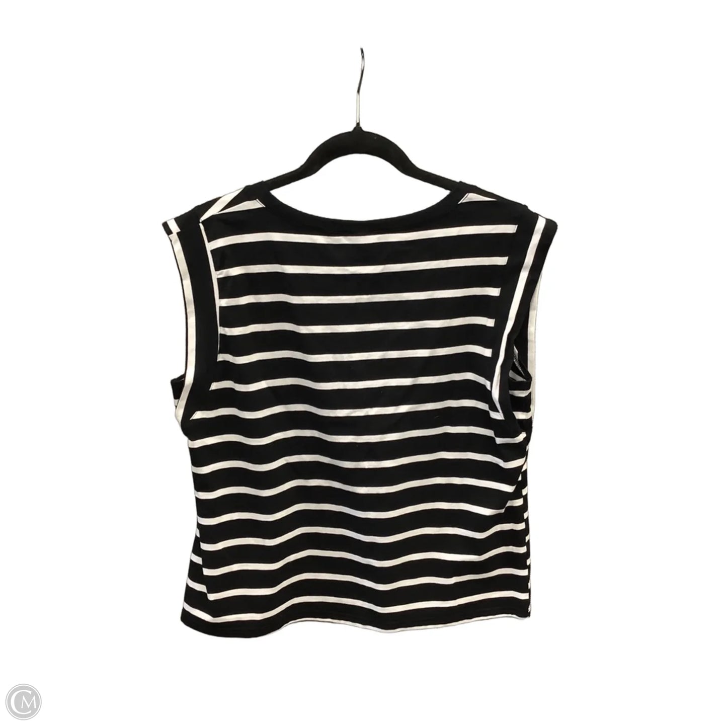 Top Short Sleeve By Clothes Mentor In Striped Pattern, Size: L