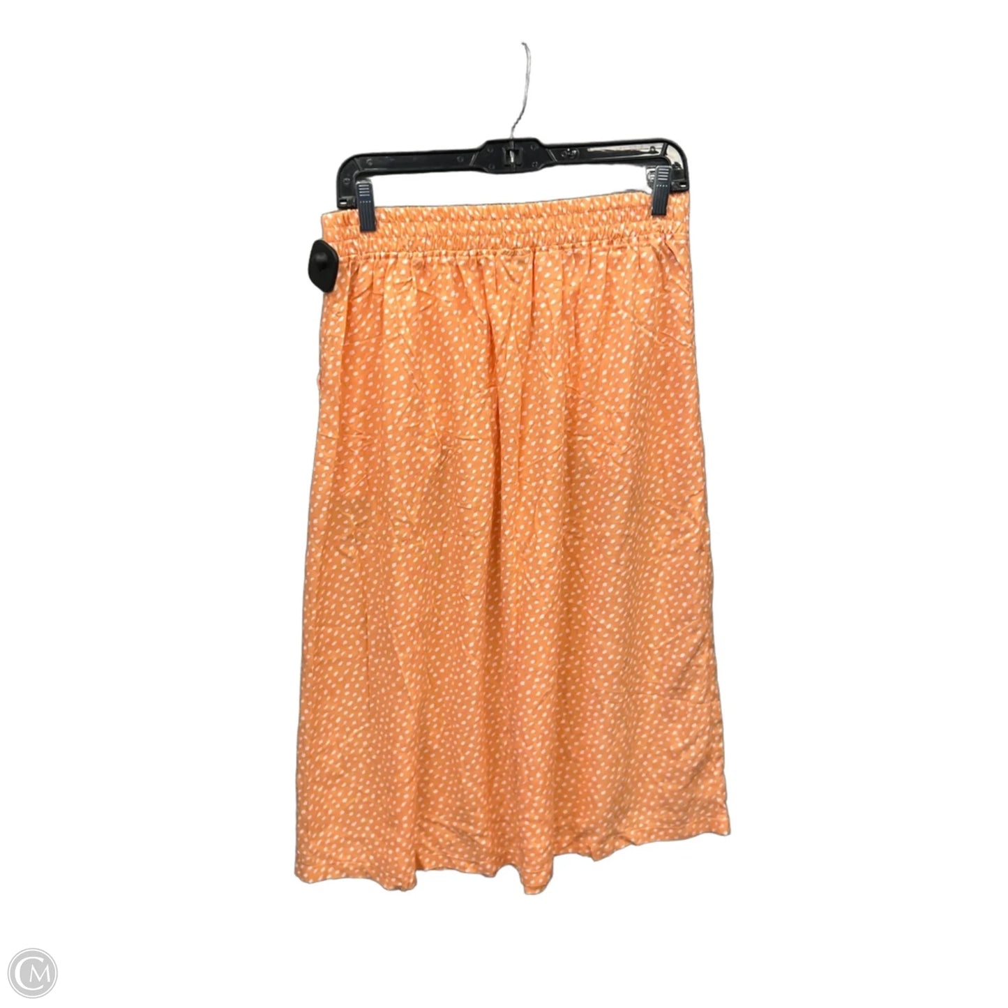 Skirt Midi By Clothes Mentor In Orange, Size: 8