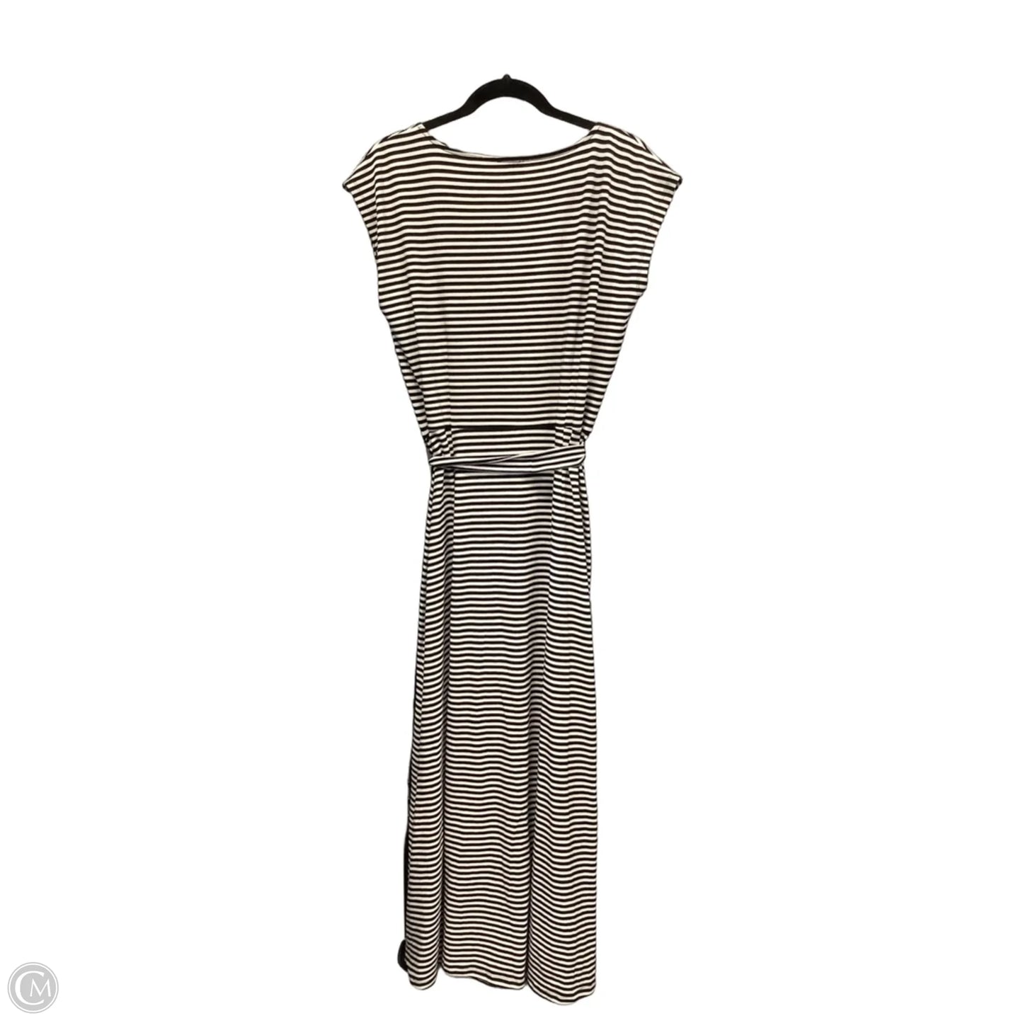 Dress Casual Maxi By Talbots In Striped Pattern, Size: L