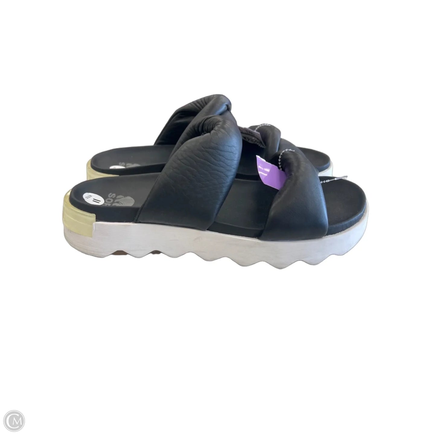 Sandals Flats By Sorel In Black, Size: 11