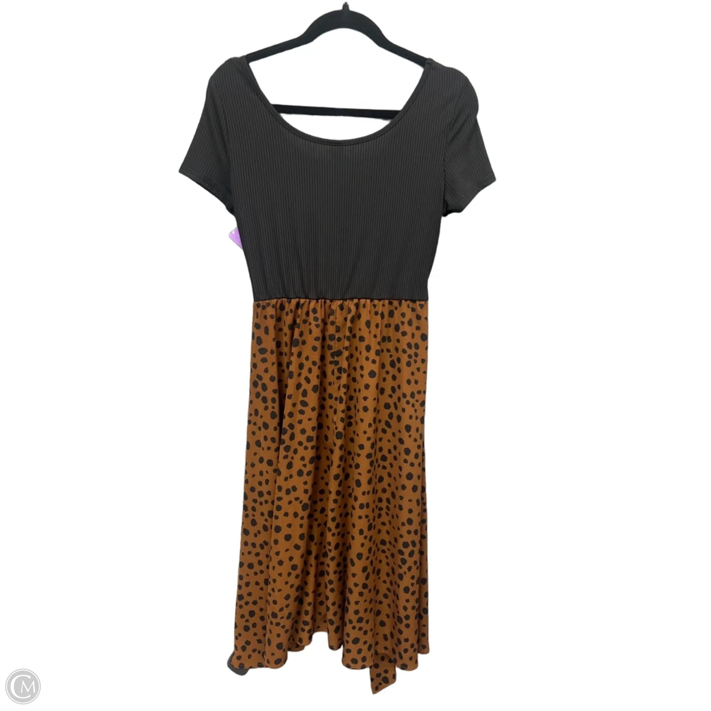 Dress Casual Maxi By Shein In Animal Print, Size: M