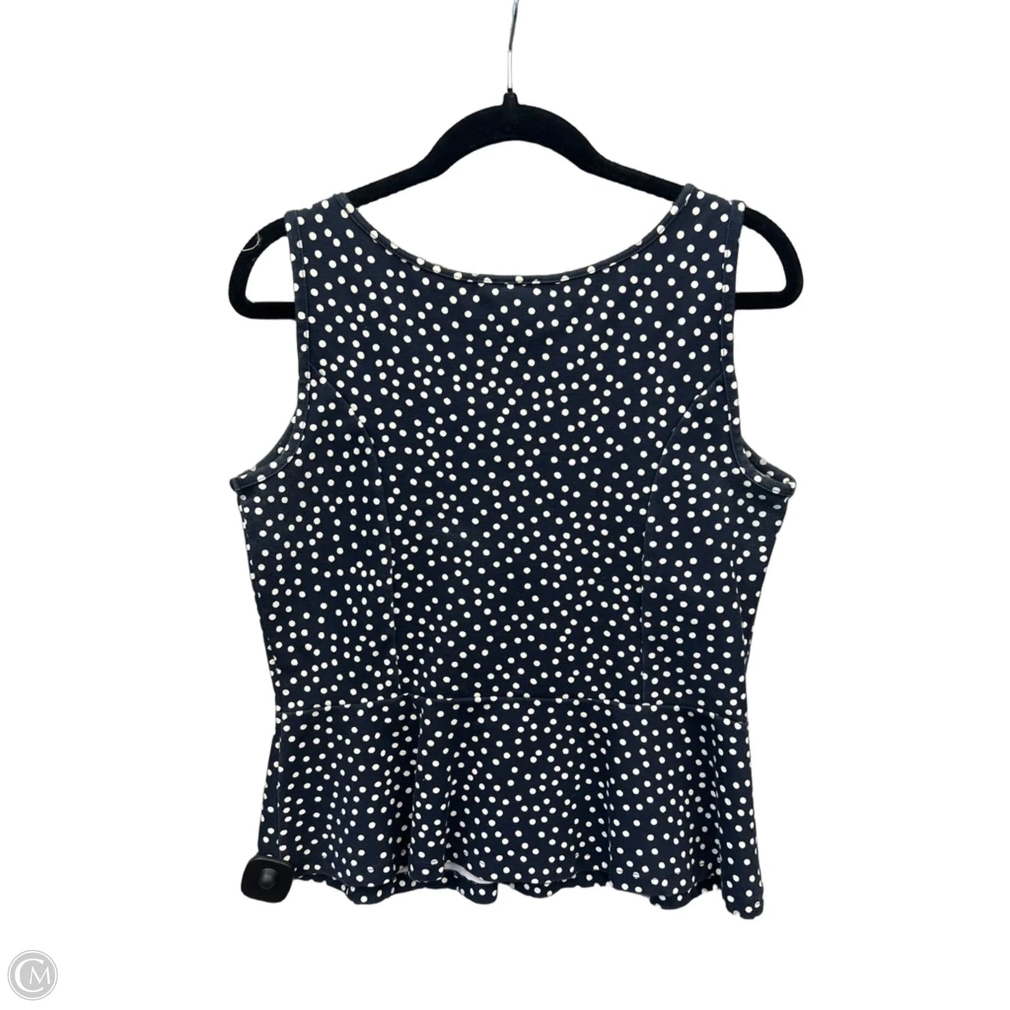 Top Sleeveless By Ann Taylor In Navy, Size: M