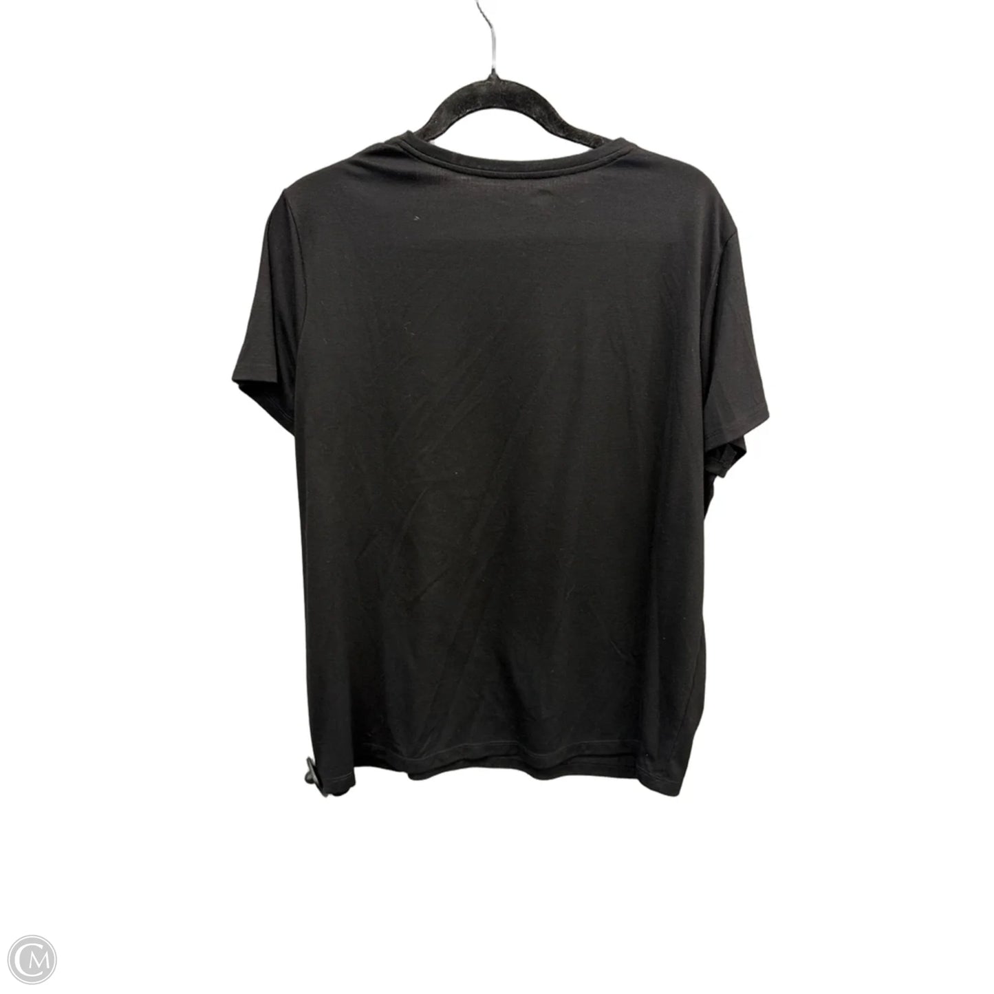 Athletic Top Short Sleeve By Xersion In Black, Size: Xxl