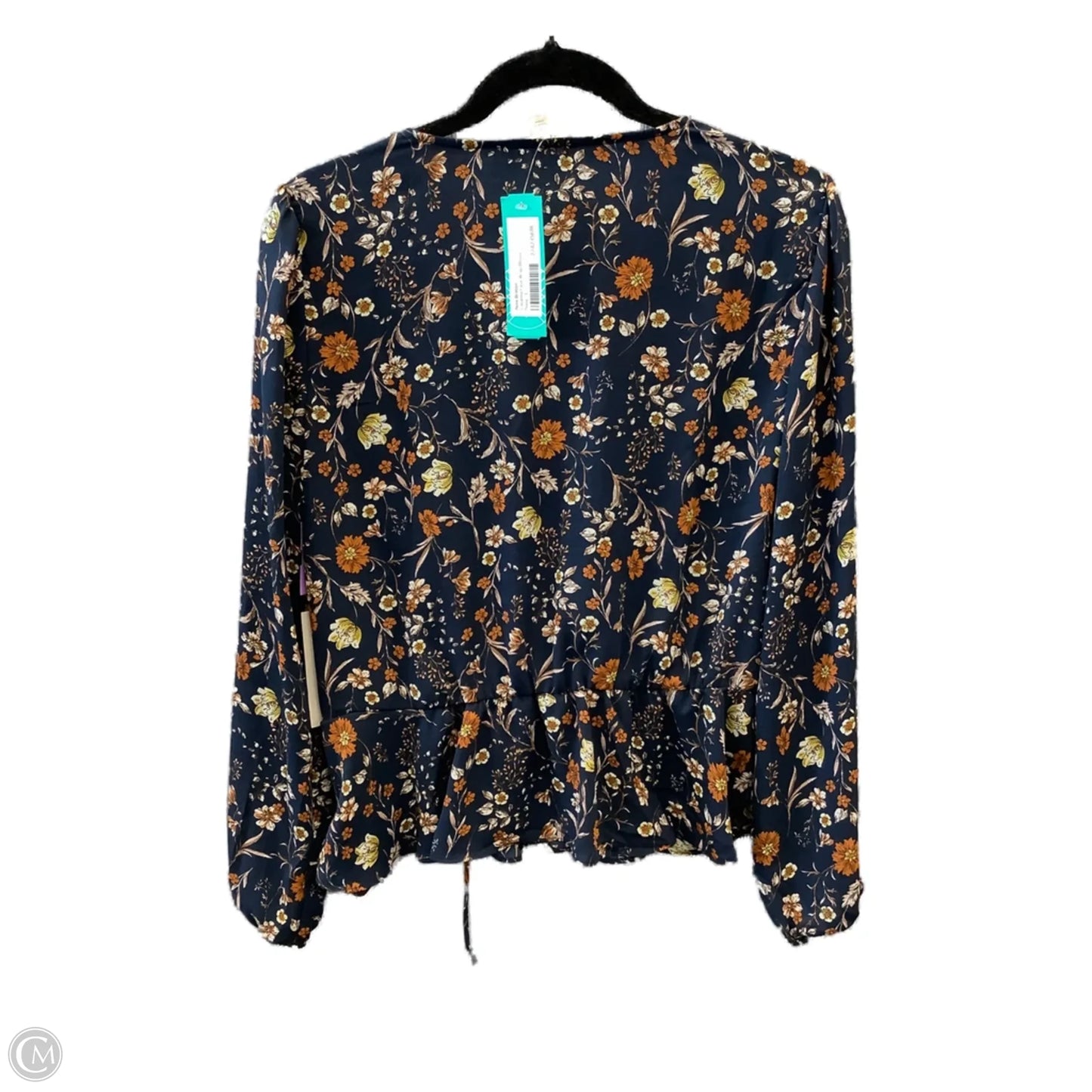 Top Long Sleeve By Clothes Mentor In Blue, Size: L