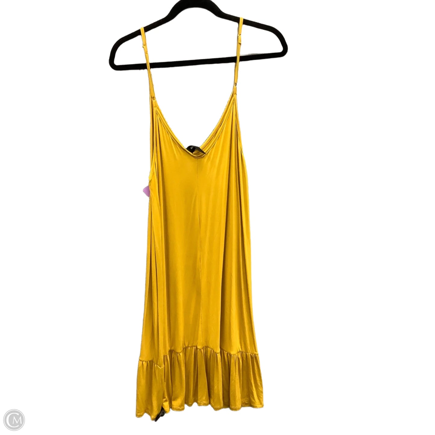 Dress Casual Short By Agnes & Dora In Yellow, Size: Xl
