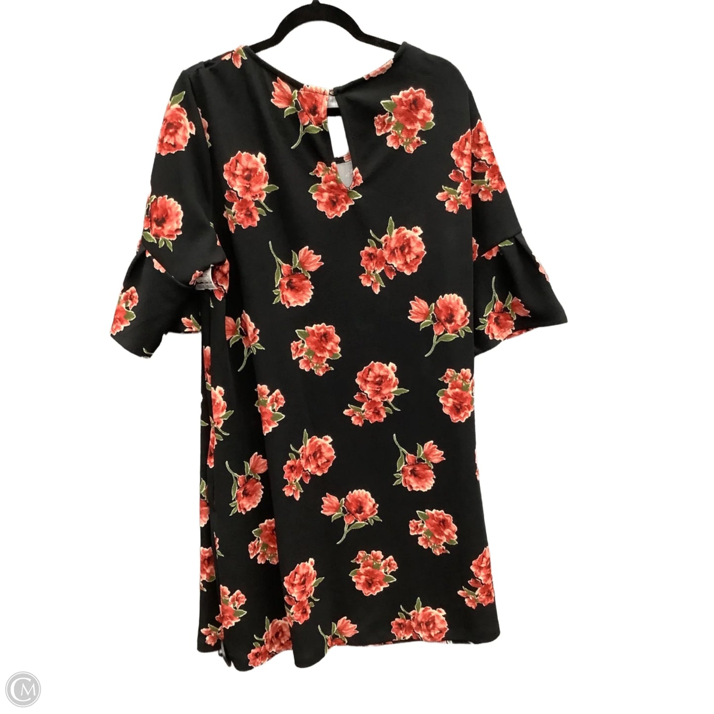 Dress Casual Short By Agnes & Dora In Black, Size: 3x
