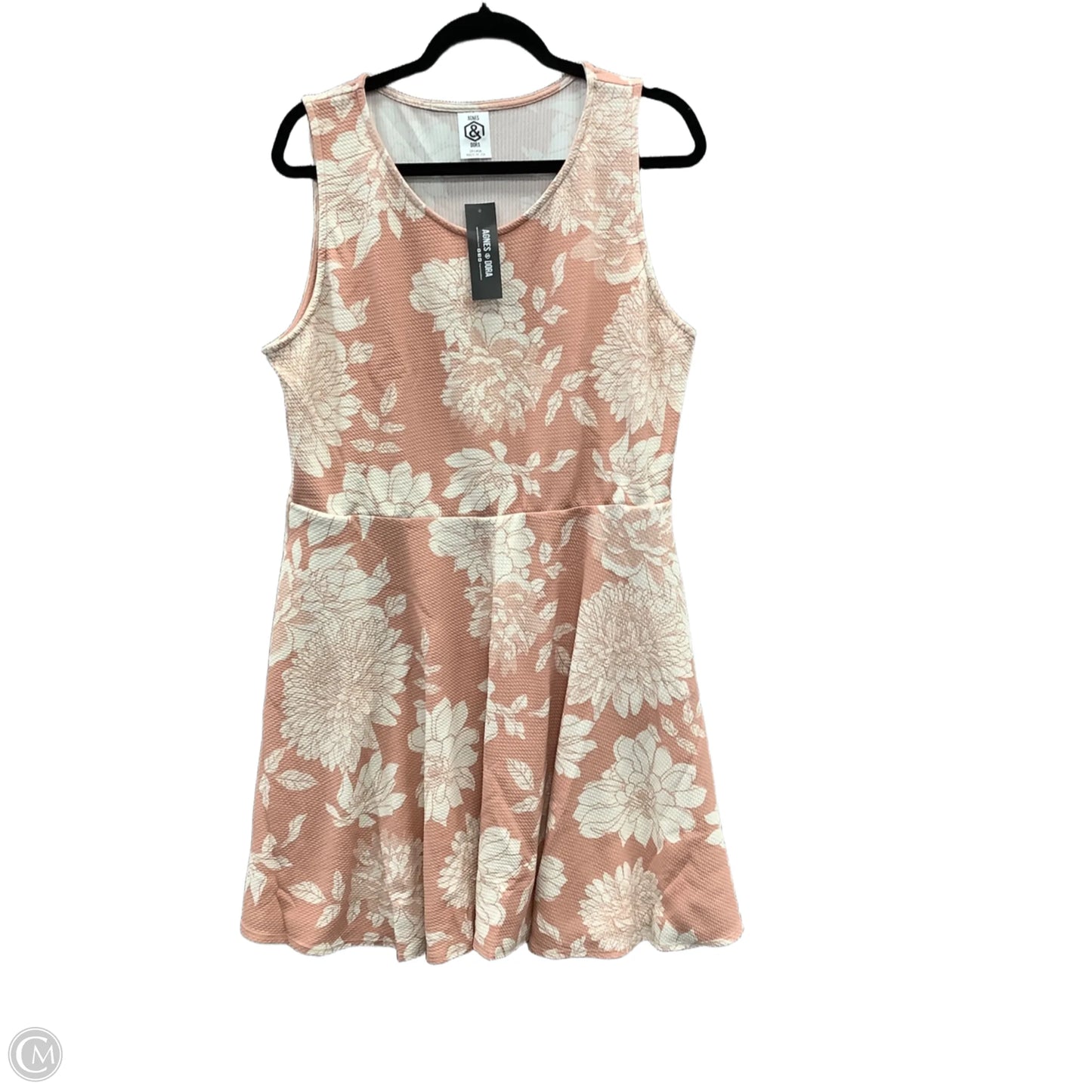 Dress Casual Short By Agnes & Dora In Pink, Size: Xxl