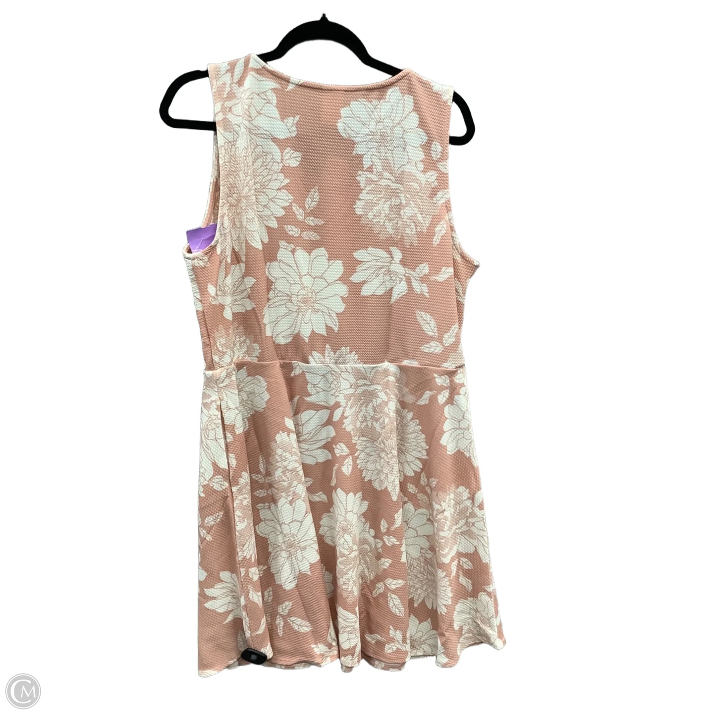 Dress Casual Short By Agnes & Dora In Pink, Size: Xxl