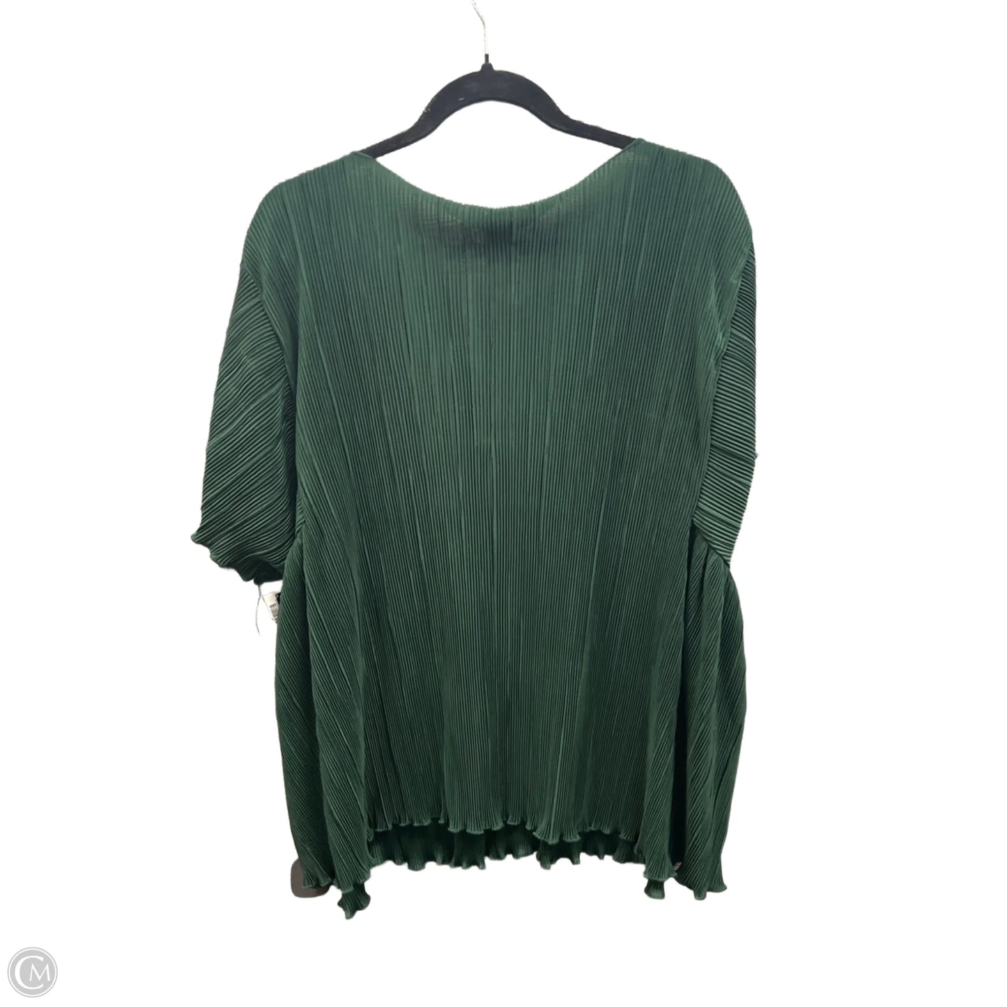 Top Short Sleeve By Agnes & Dora In Green, Size: M