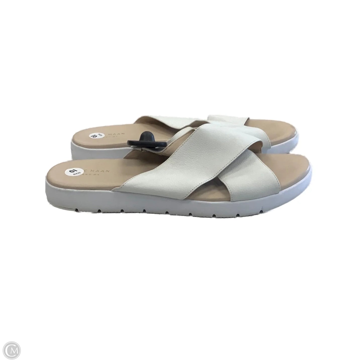 Sandals Flats By Cole-haan In White, Size: 10