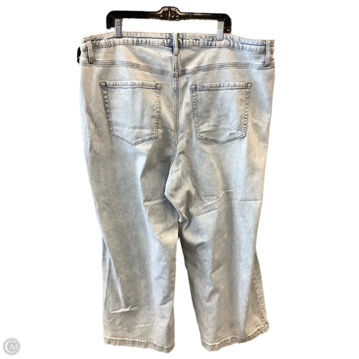 Jeans Wide Leg By Ava & Viv In Blue Denim, Size: 24