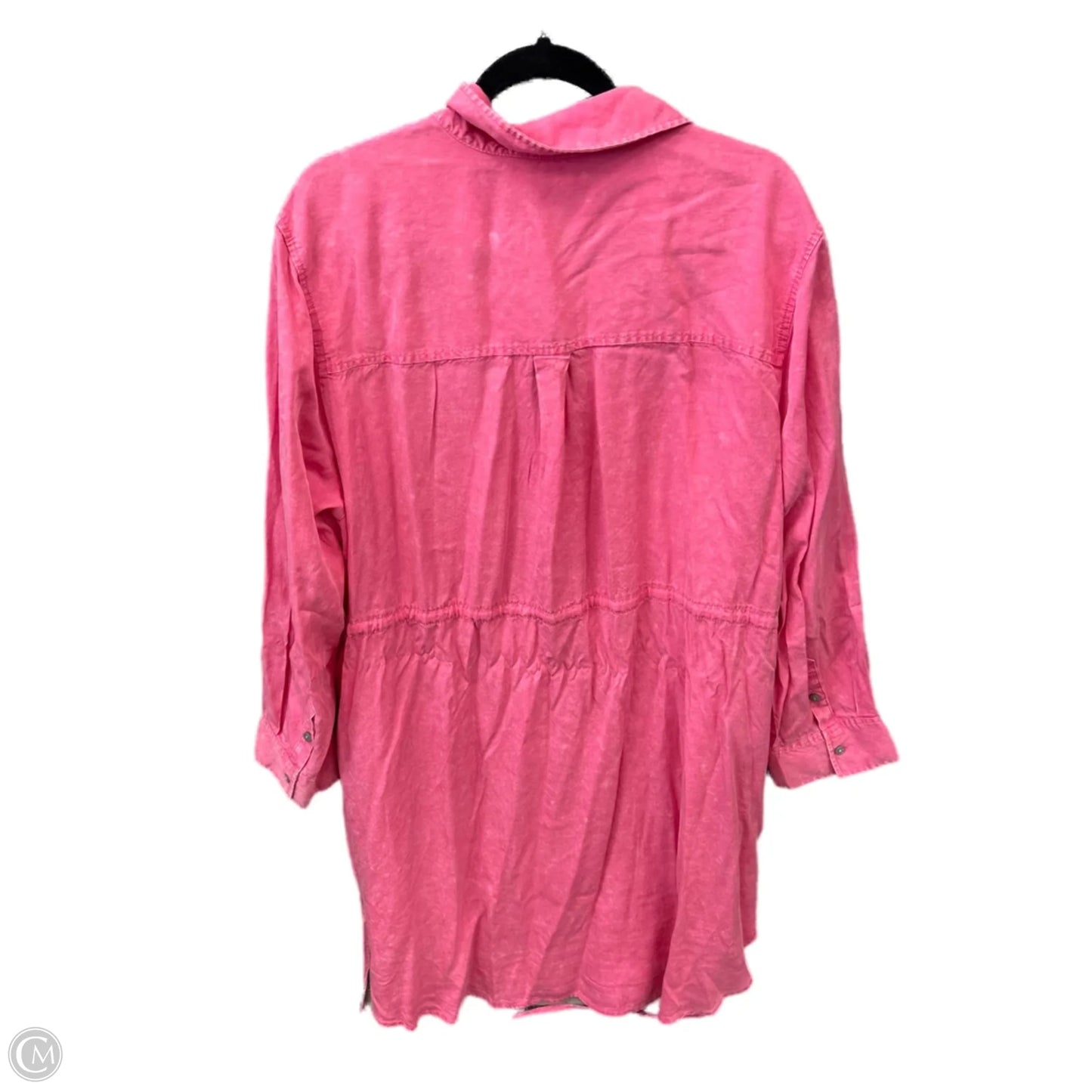 Dress Casual Midi By Terra & Sky In Pink, Size: 3x