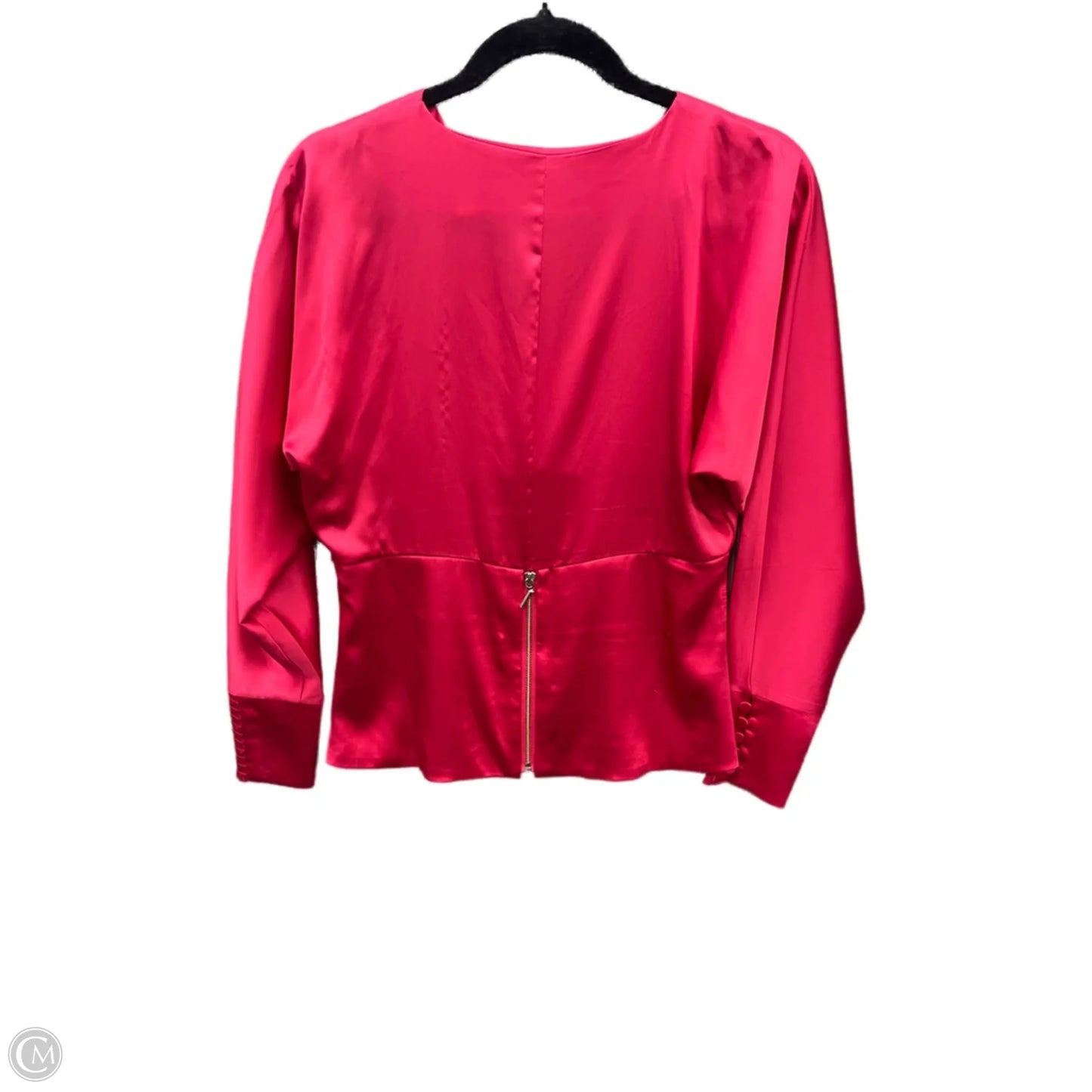 Top Long Sleeve By White House Black Market In Pink, Size: S