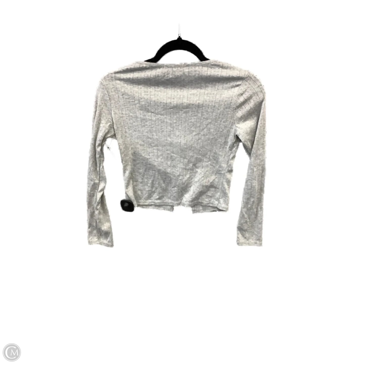 Top Long Sleeve By Clothes Mentor In Grey, Size: S