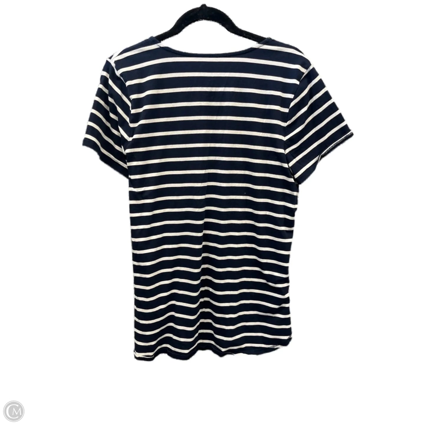 Top Short Sleeve By J. Jill In Striped Pattern, Size: M
