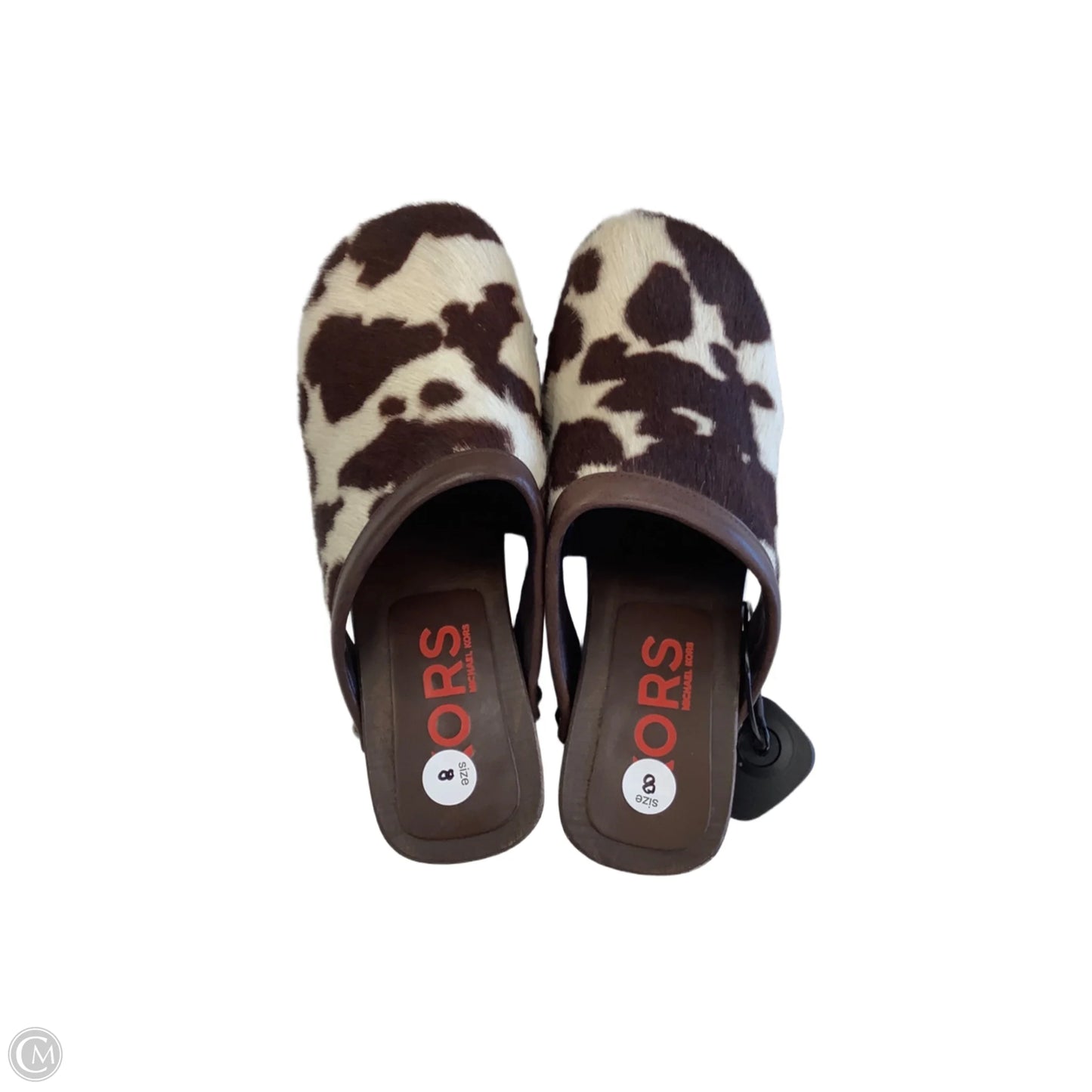 Sandals Designer By Michael Kors In Animal Print, Size: 8