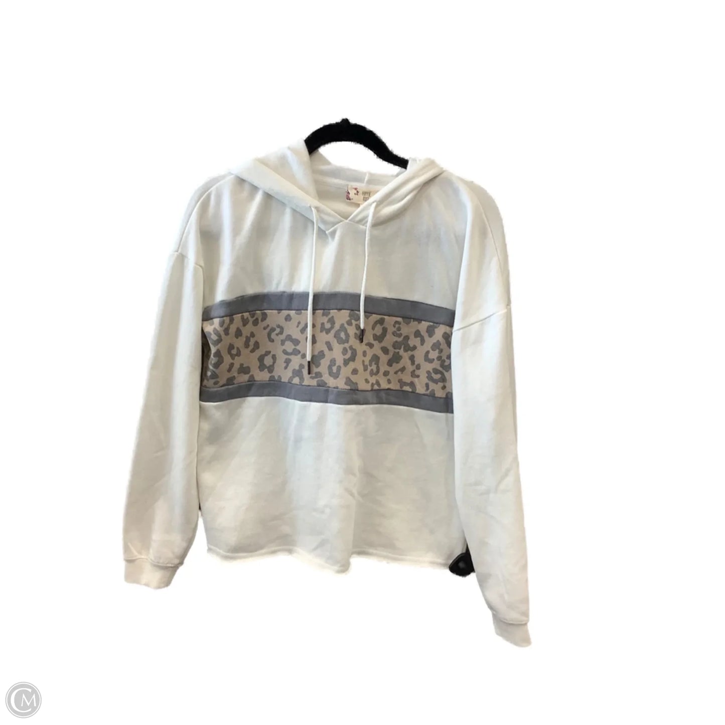 Top Long Sleeve By Hippie Rose In White, Size: M