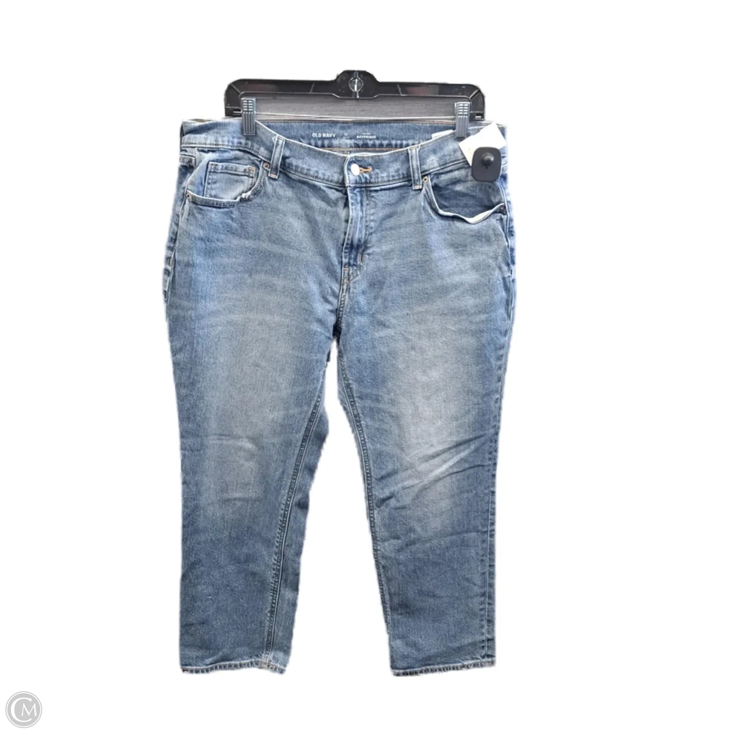 Jeans Straight By Old Navy In Blue Denim, Size: 12