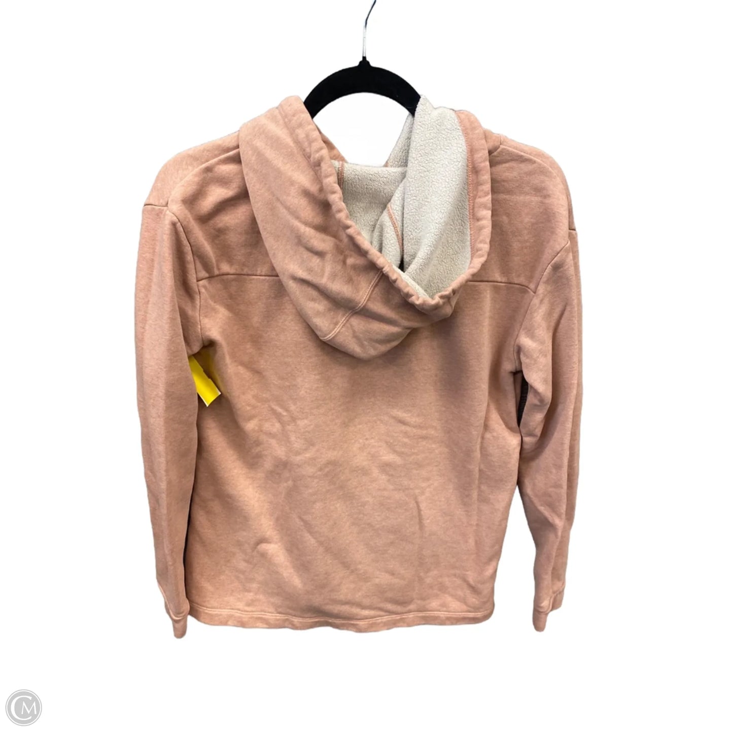 Athletic Sweatshirt Hoodie By Hurley In Pink, Size: M