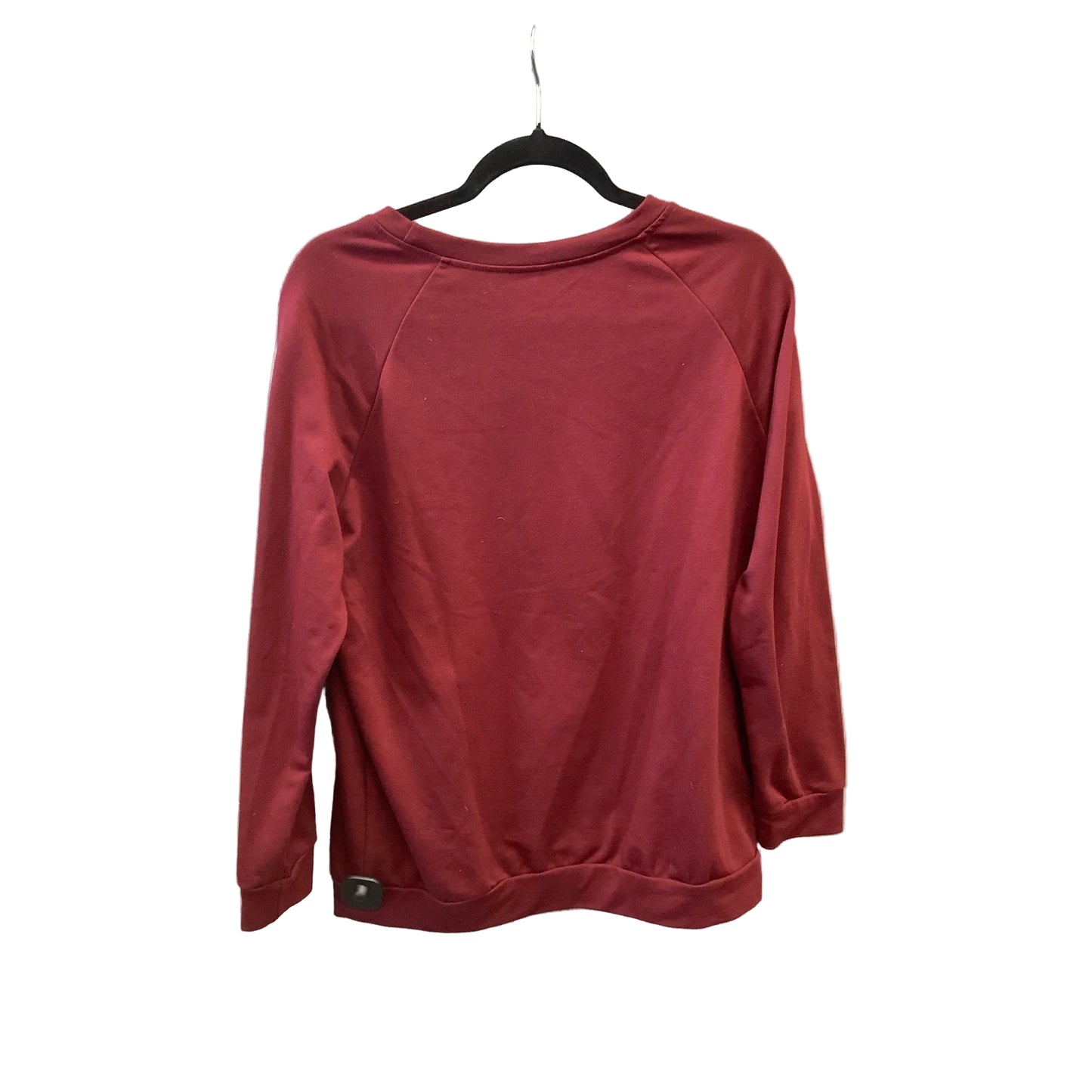 Top Long Sleeve By Clothes Mentor In Maroon, Size: L