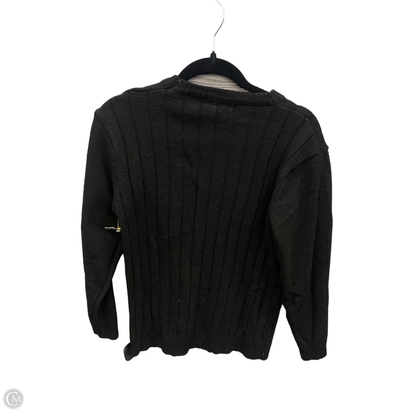 Sweater By Clothes Mentor In Black, Size: L