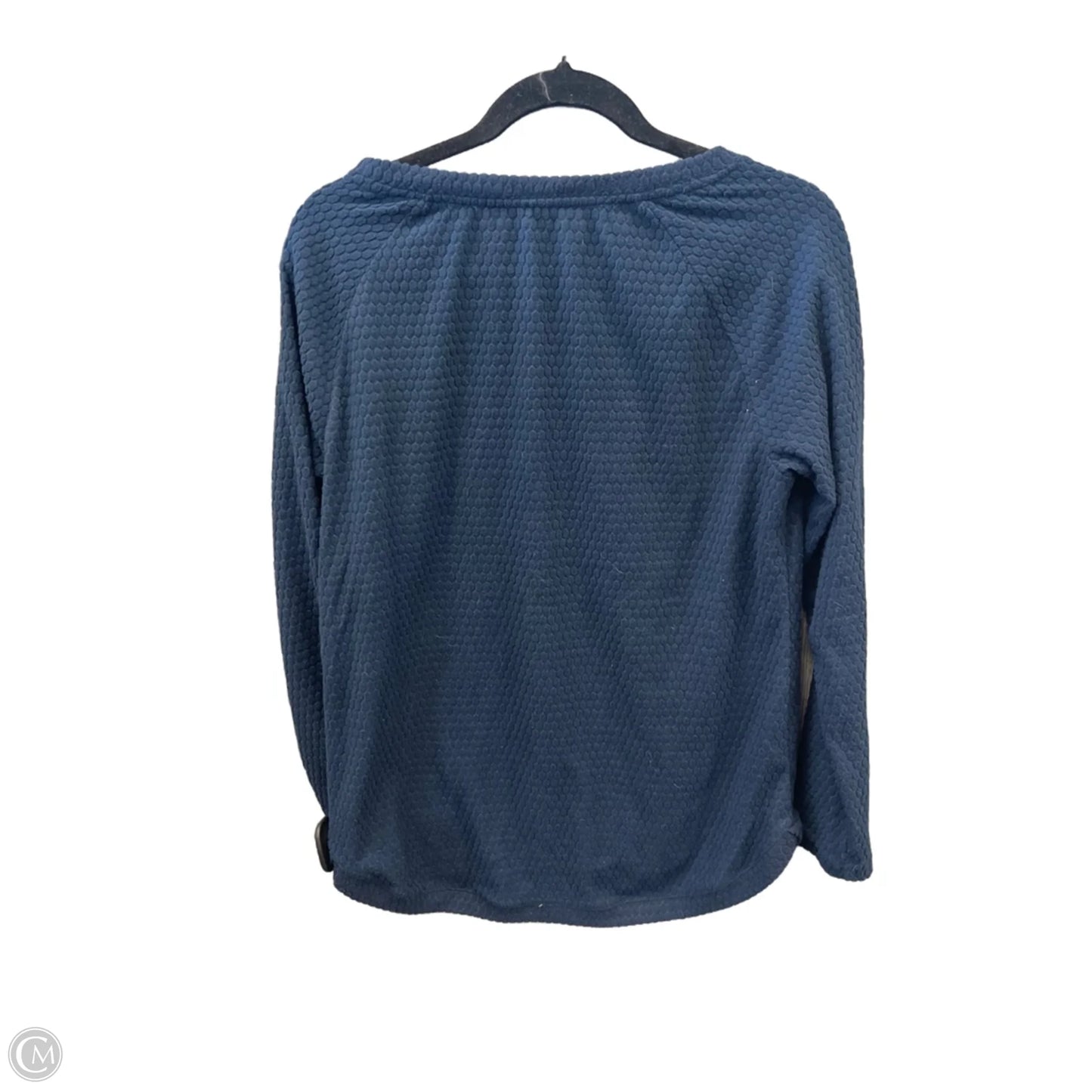 Top Long Sleeve By Serra In Blue, Size: M