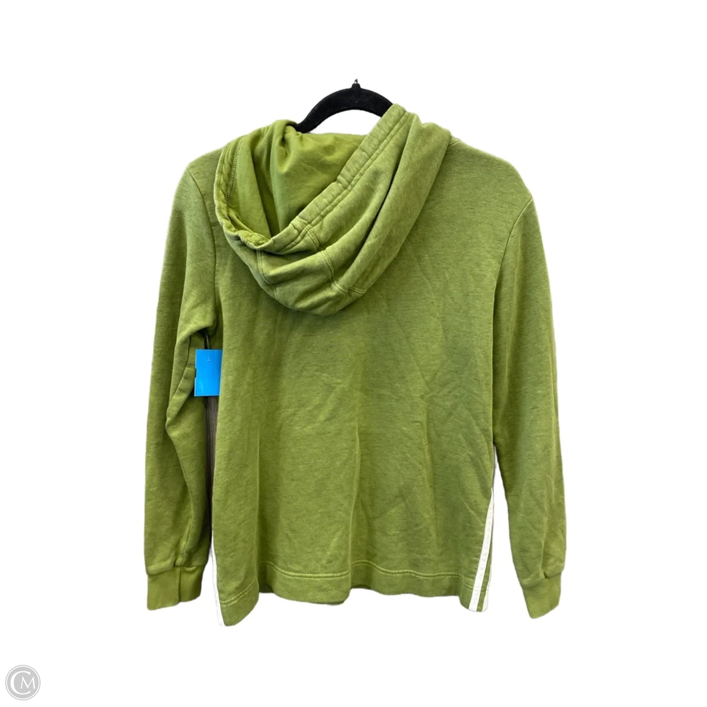 Athletic Sweatshirt Hoodie By Adidas In Green, Size: Xs