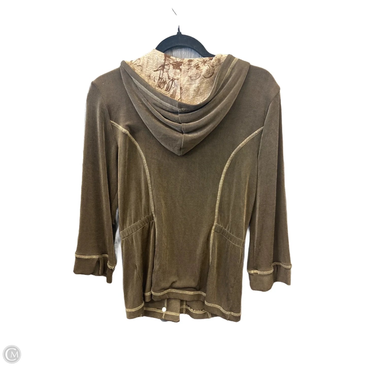 Top Long Sleeve By Coldwater Creek In Brown, Size: Xs