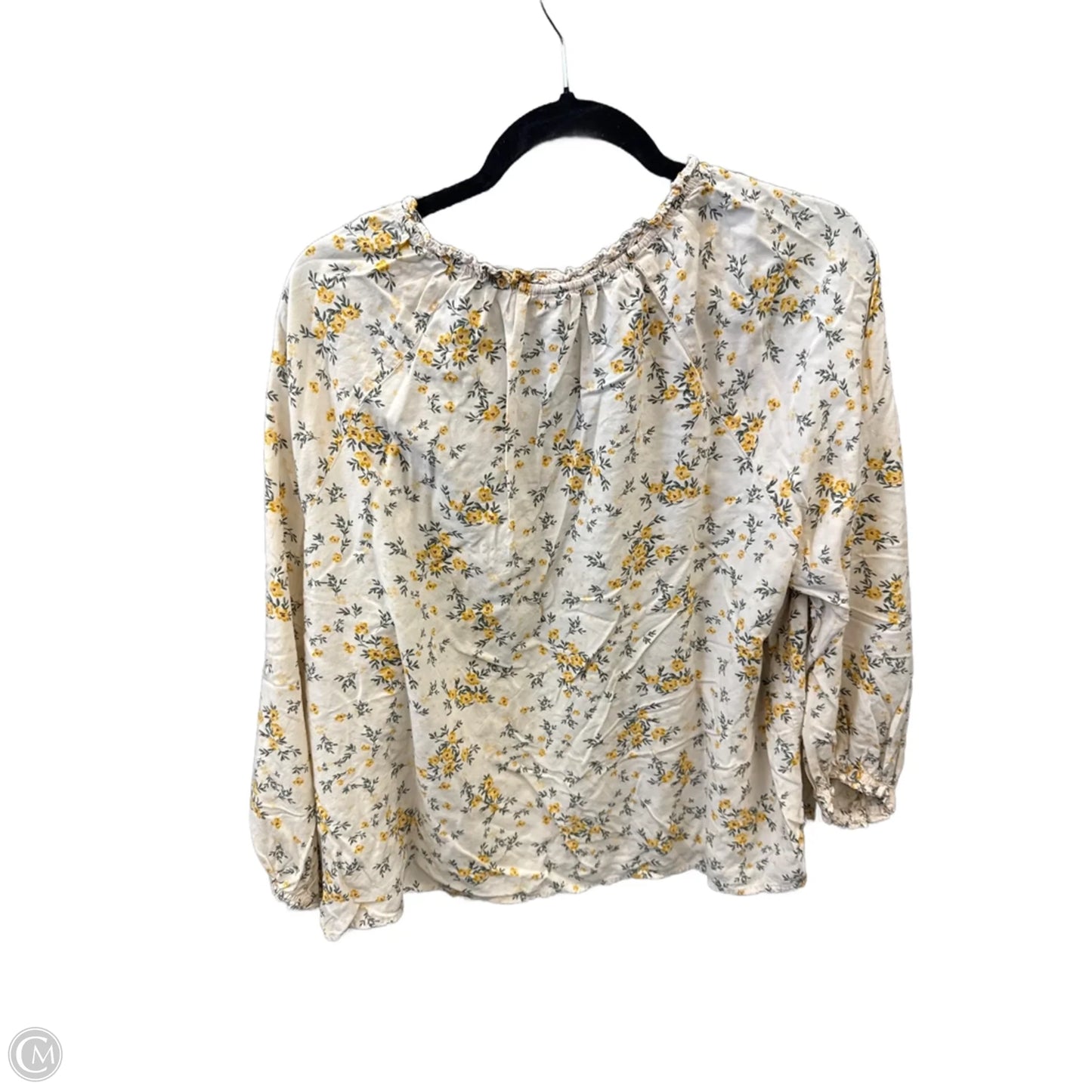 Top Long Sleeve By Old Navy In Floral Print, Size: Xl