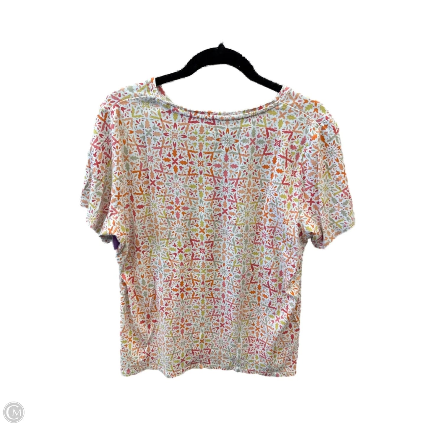 Top Short Sleeve By Croft And Barrow In Pink, Size: 0x